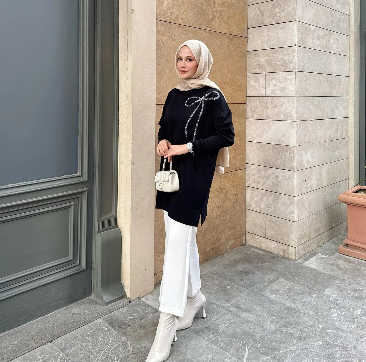 Fiyonk Tunik  - SİYAH