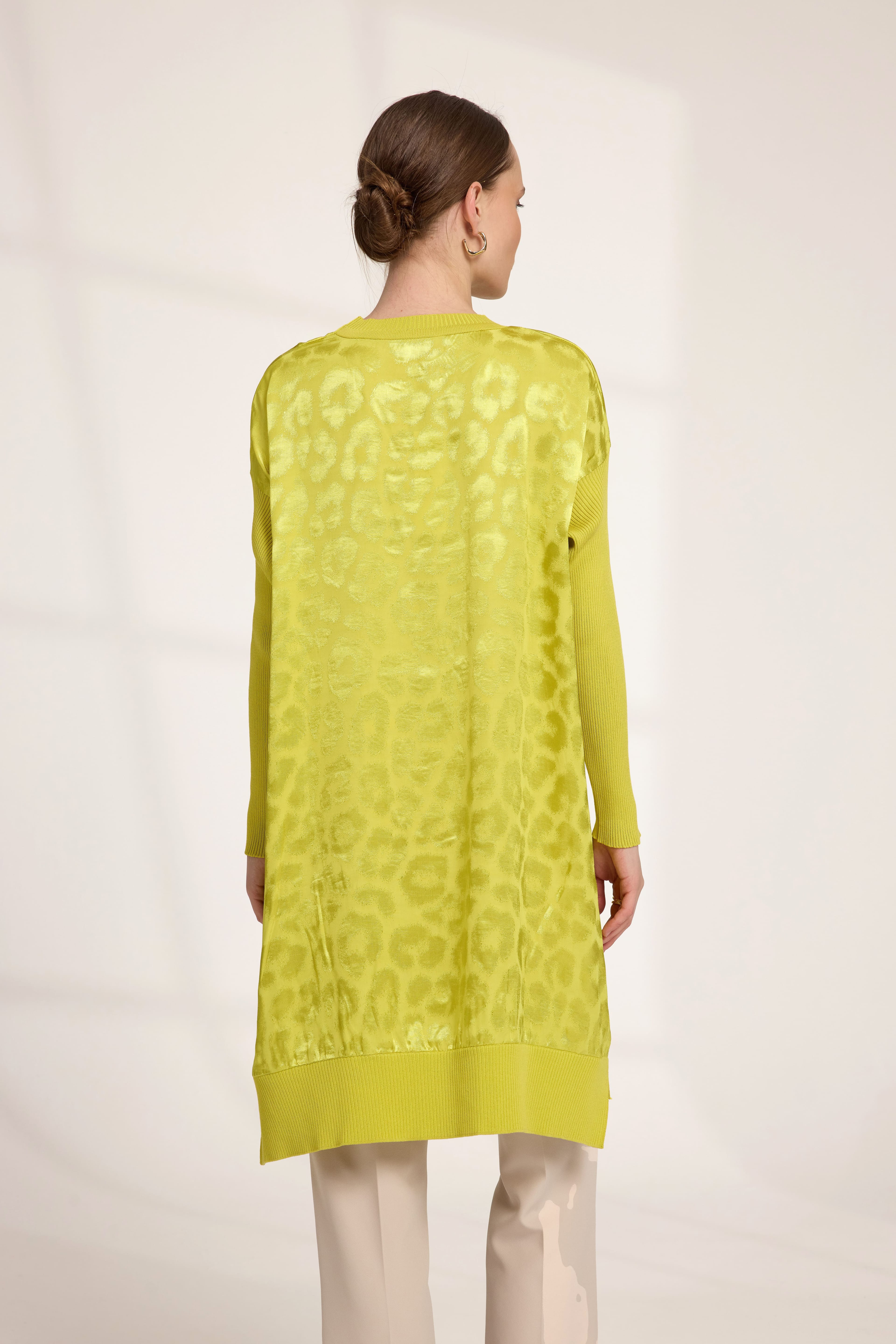 Leopar Tunik Yağ Yeşil