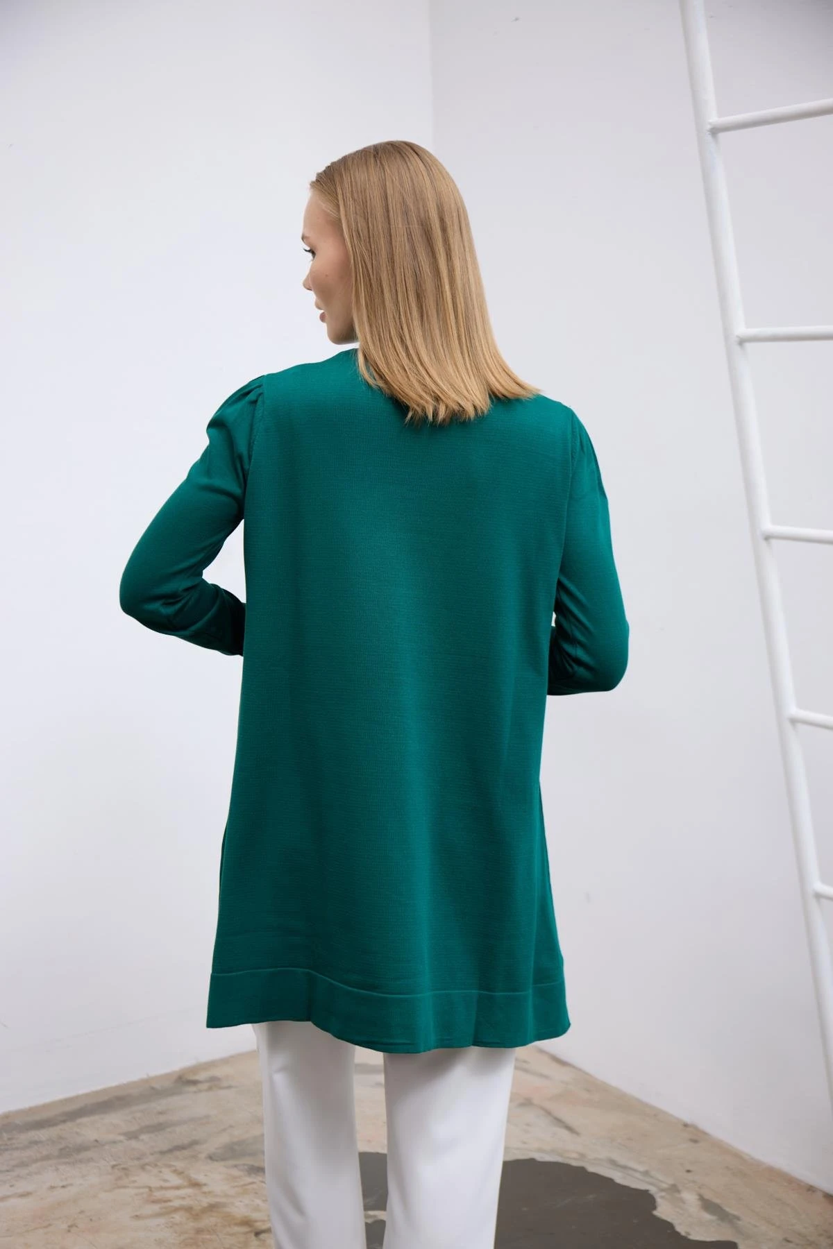 Candy Merserize Tunik Zümrüt Yeşili