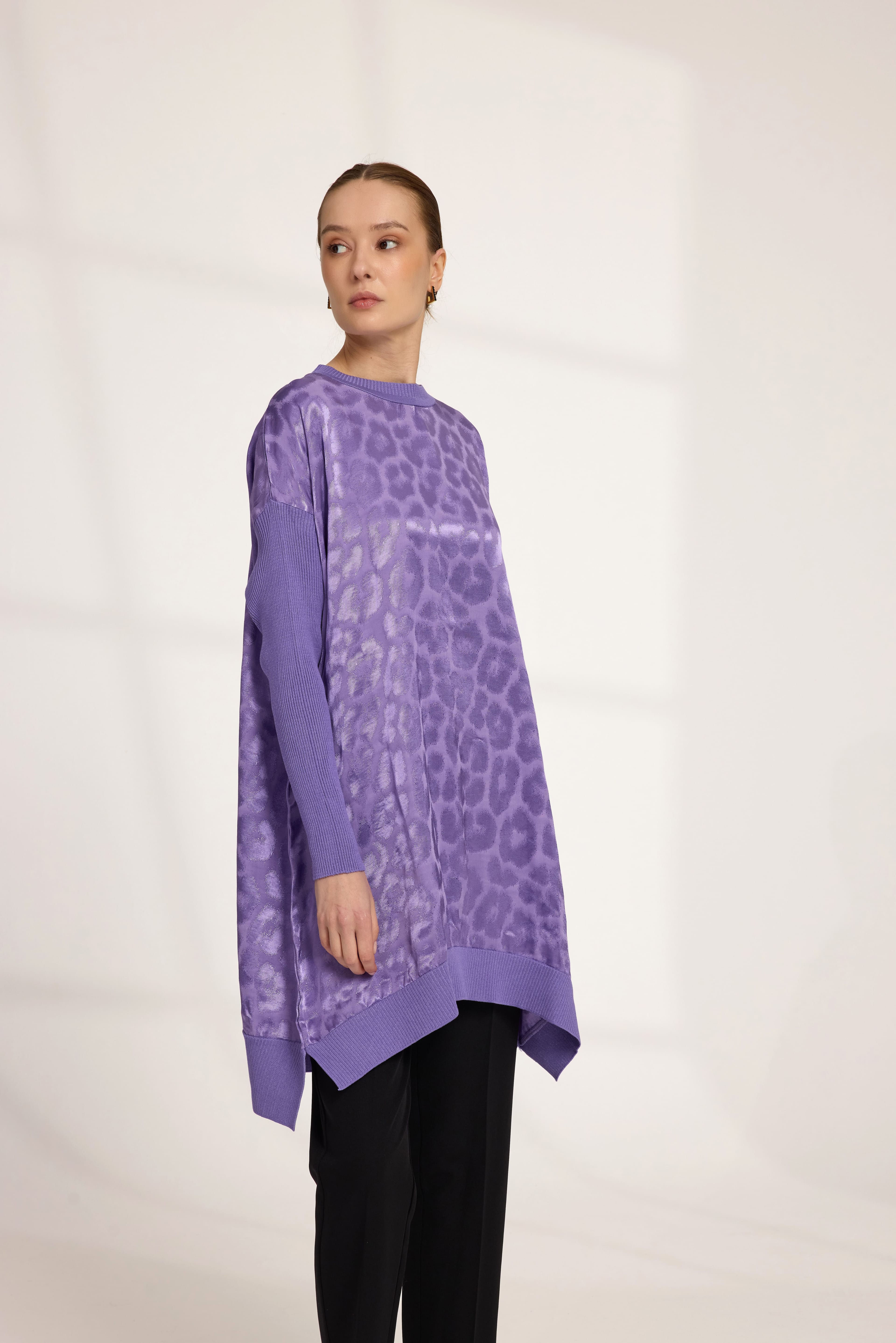 Leopar Tunik Lila