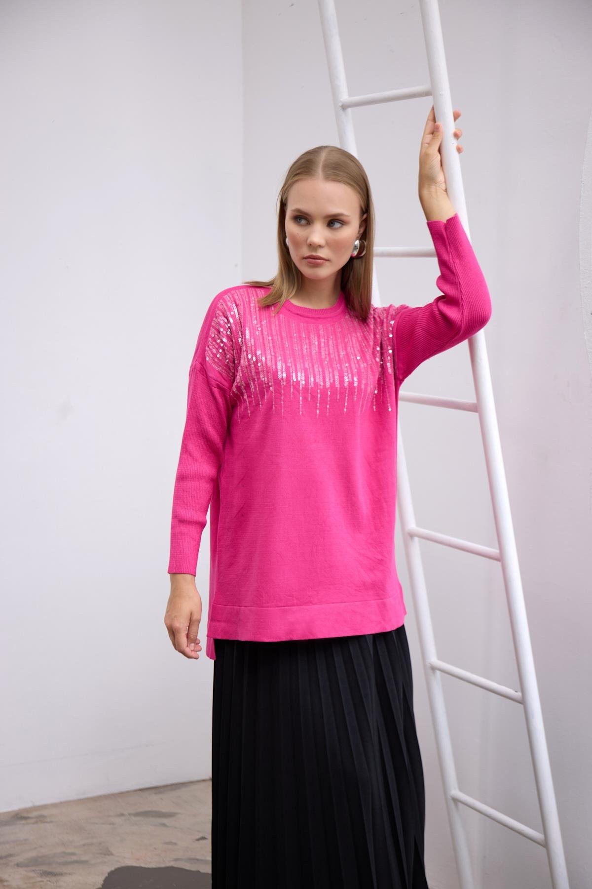 Pullu Tunik-Fuşya