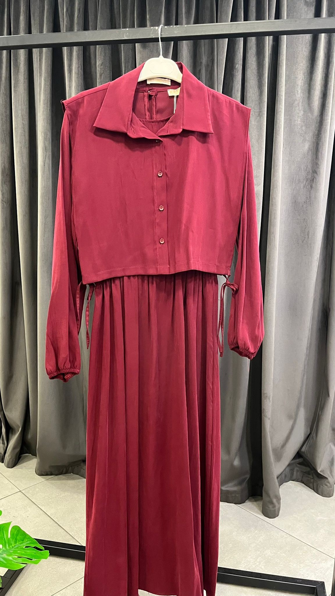 BETTY ELBİSE BORDO
