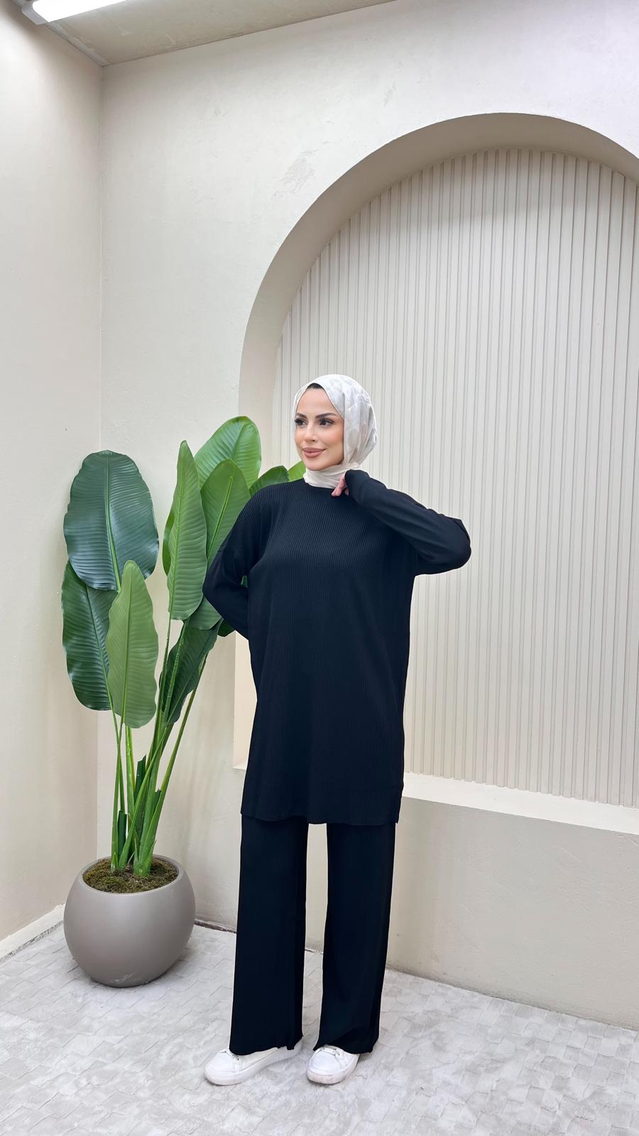 Çizgili Merserize Takım