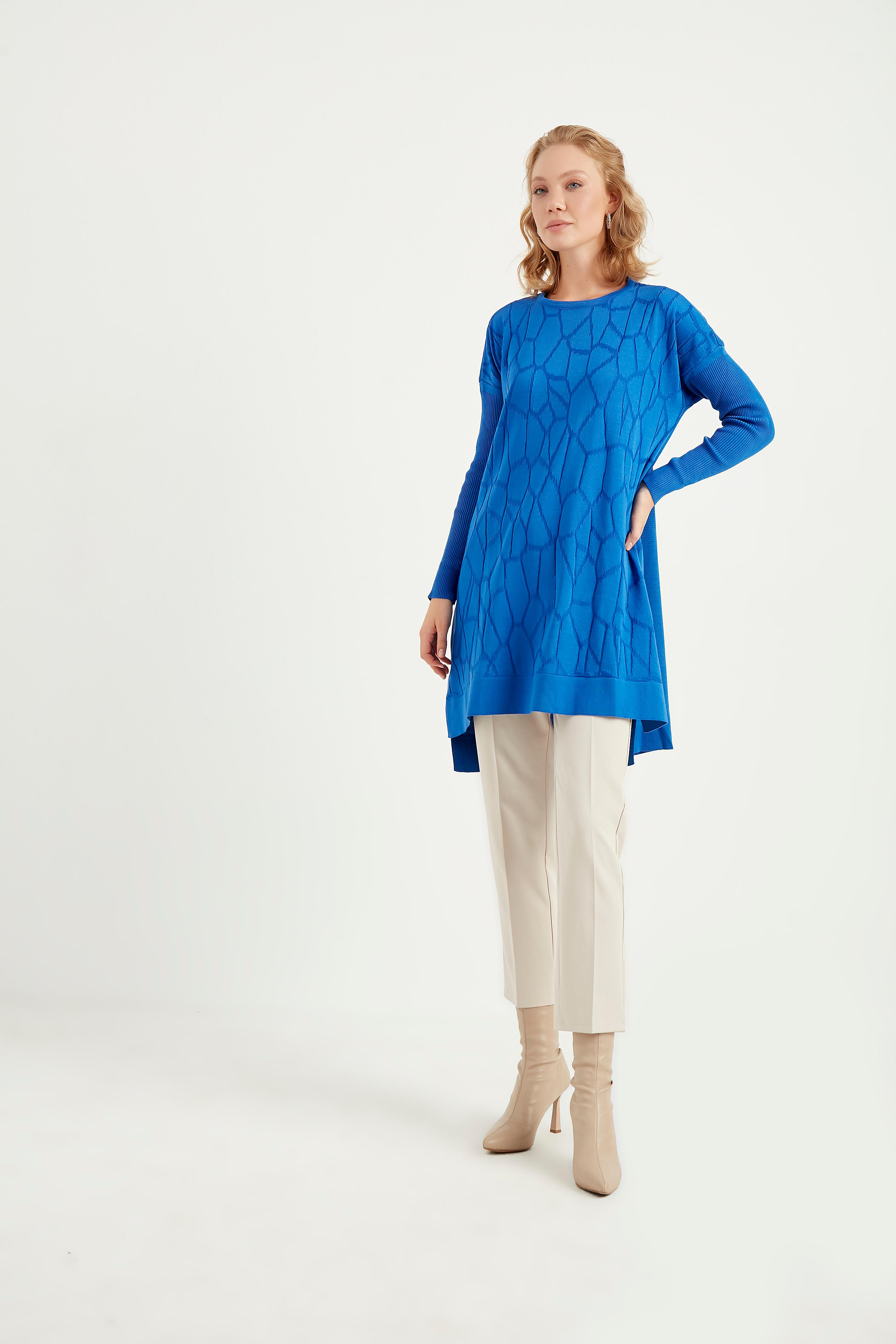 Nora Merserize Tunik Saks
