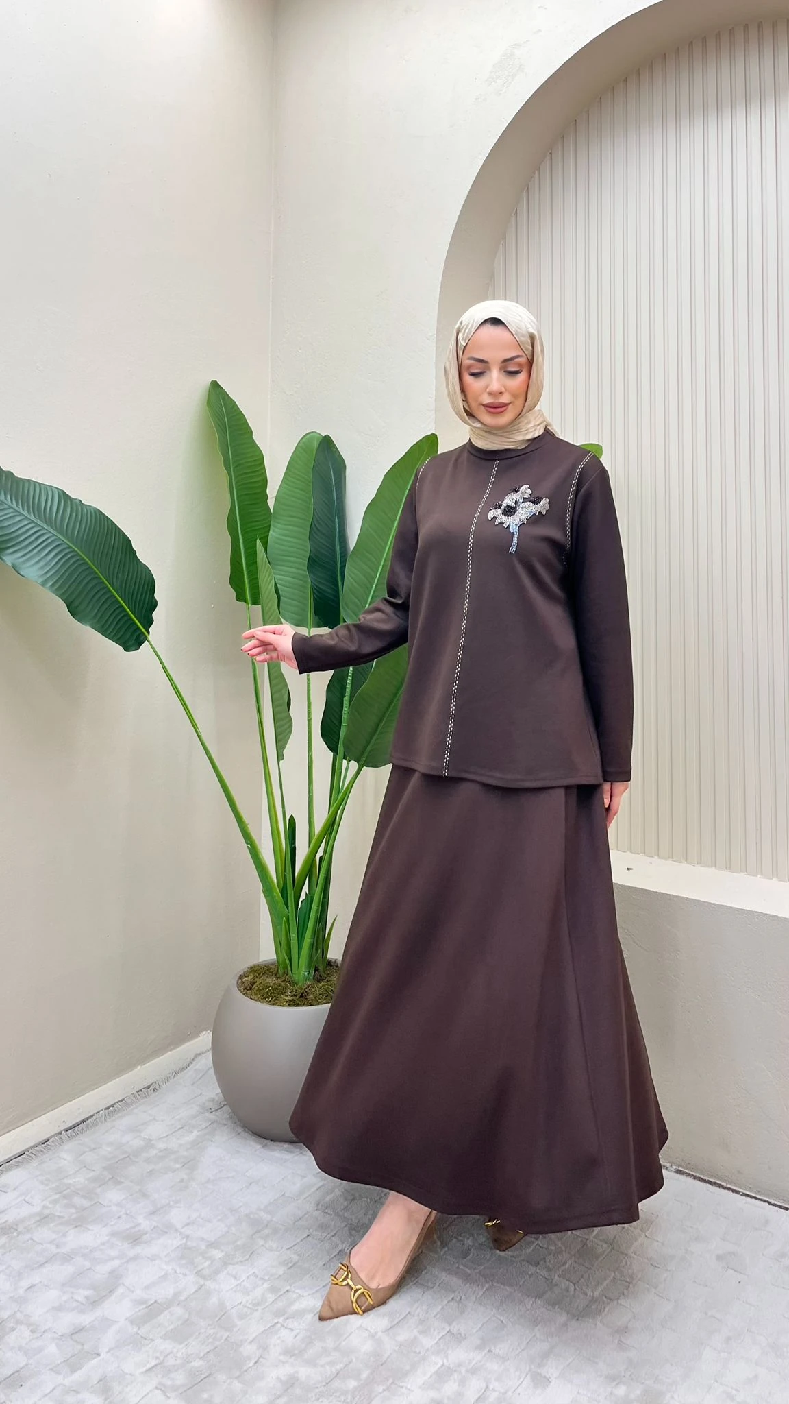 Dikiş Detaylı Takım