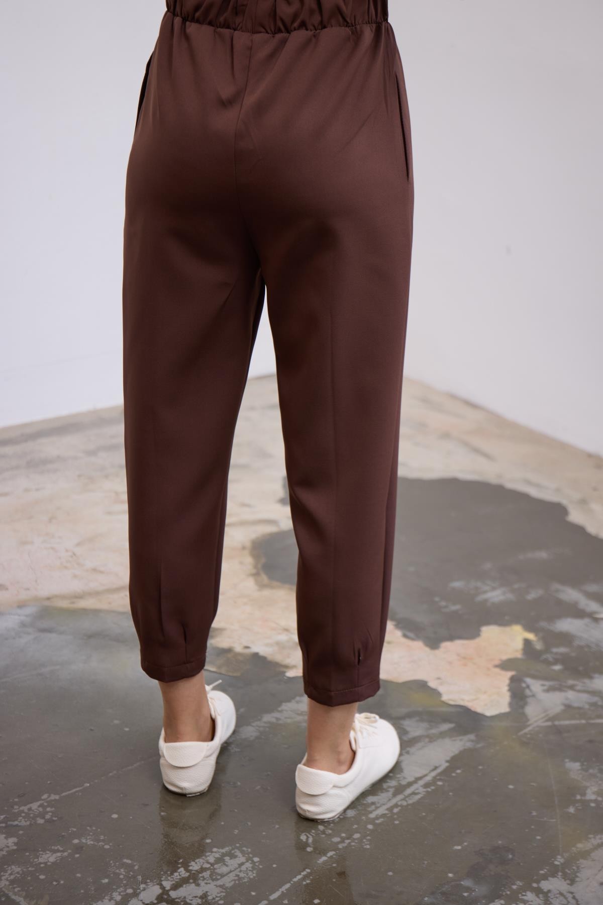 Pikap Jogger Pantolon-Kahverengi
