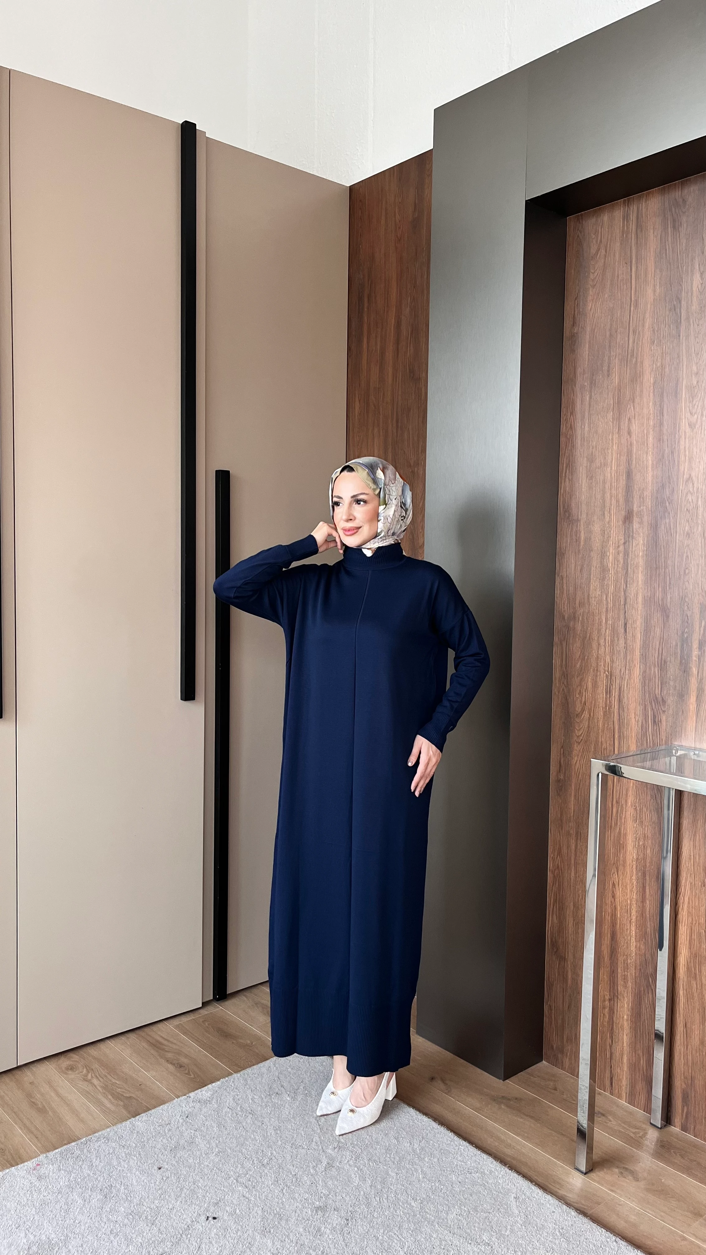 Efsun Elbise Lacivert