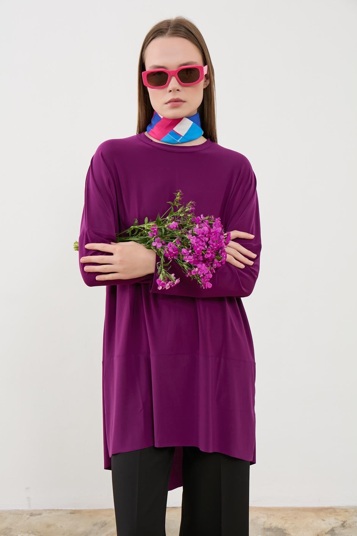 Makas Tunik Mürdüm