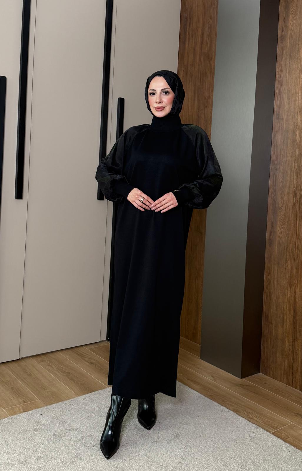 Ebruli Elbise - SİYAH