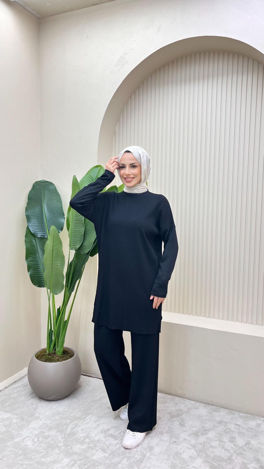 Çizgili Merserize Takım