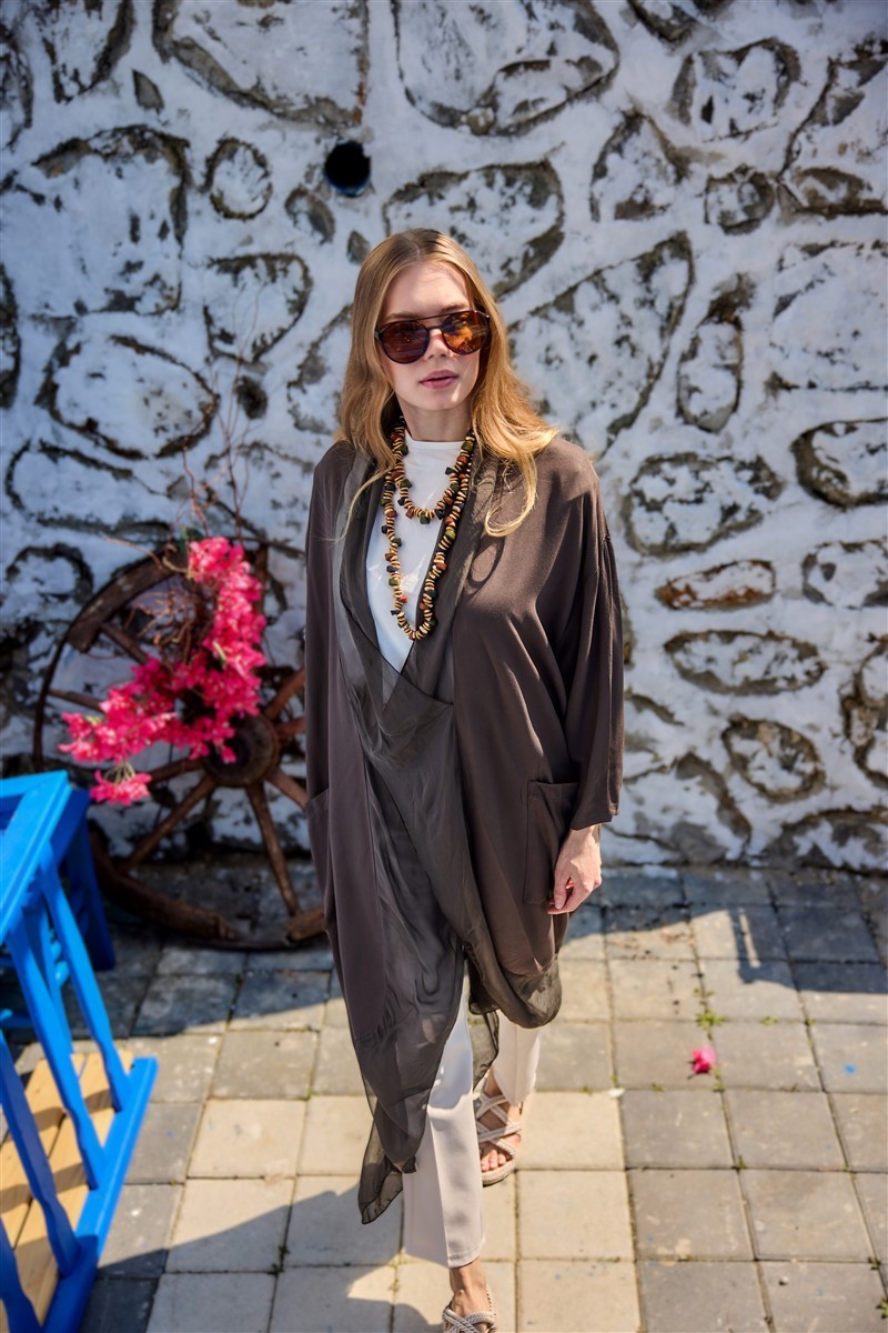 Crush Tunik Kahvrengi