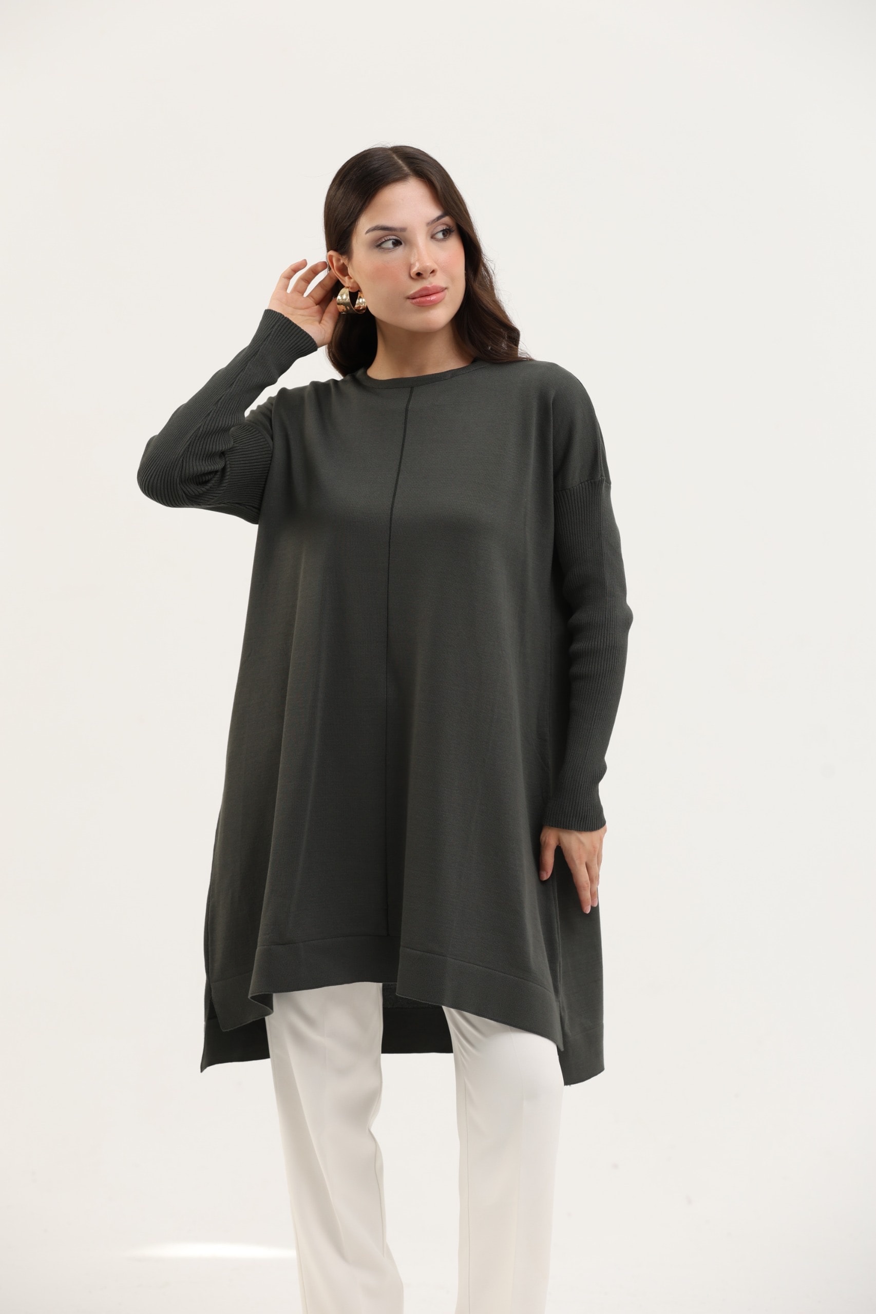 Basic merserize Tunik - HAKİ