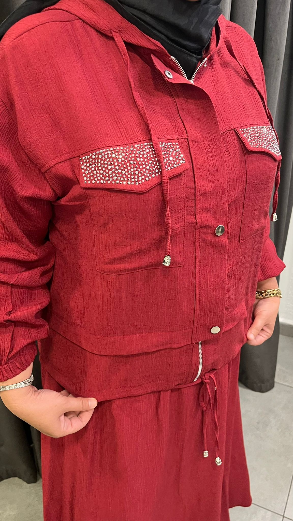 Diamond Takım Bordo