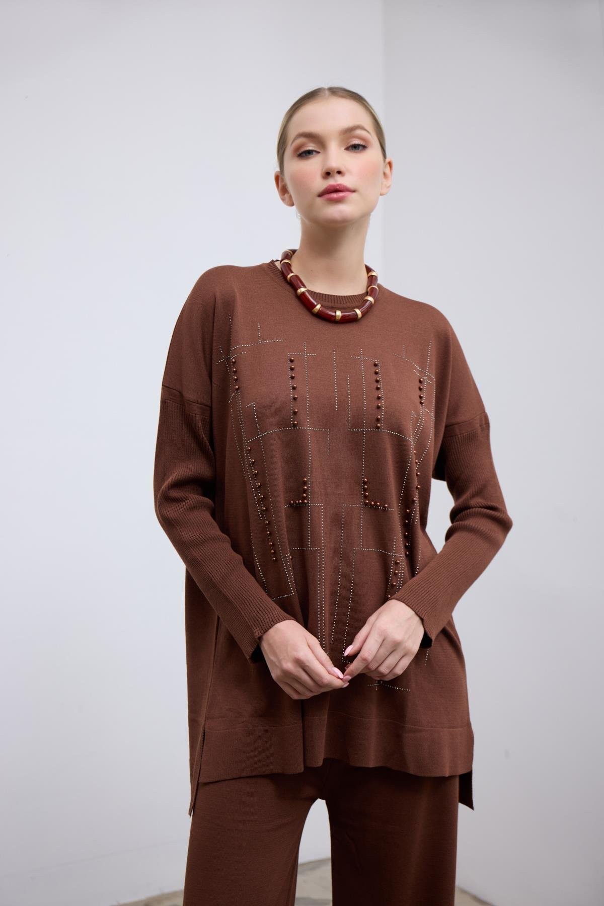 Magiç Taşlı-Kahverengi