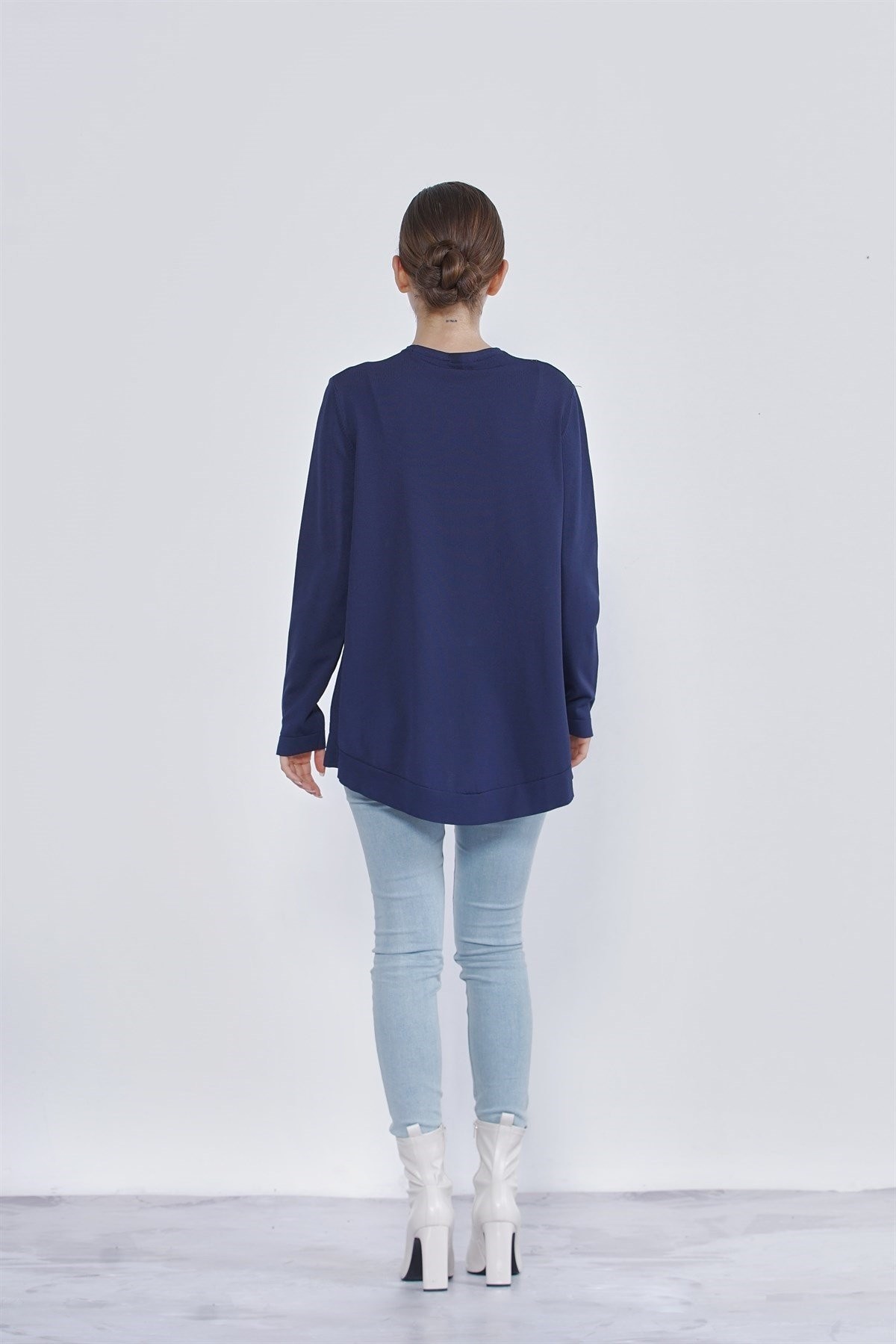 Basic Tunik Lacivert