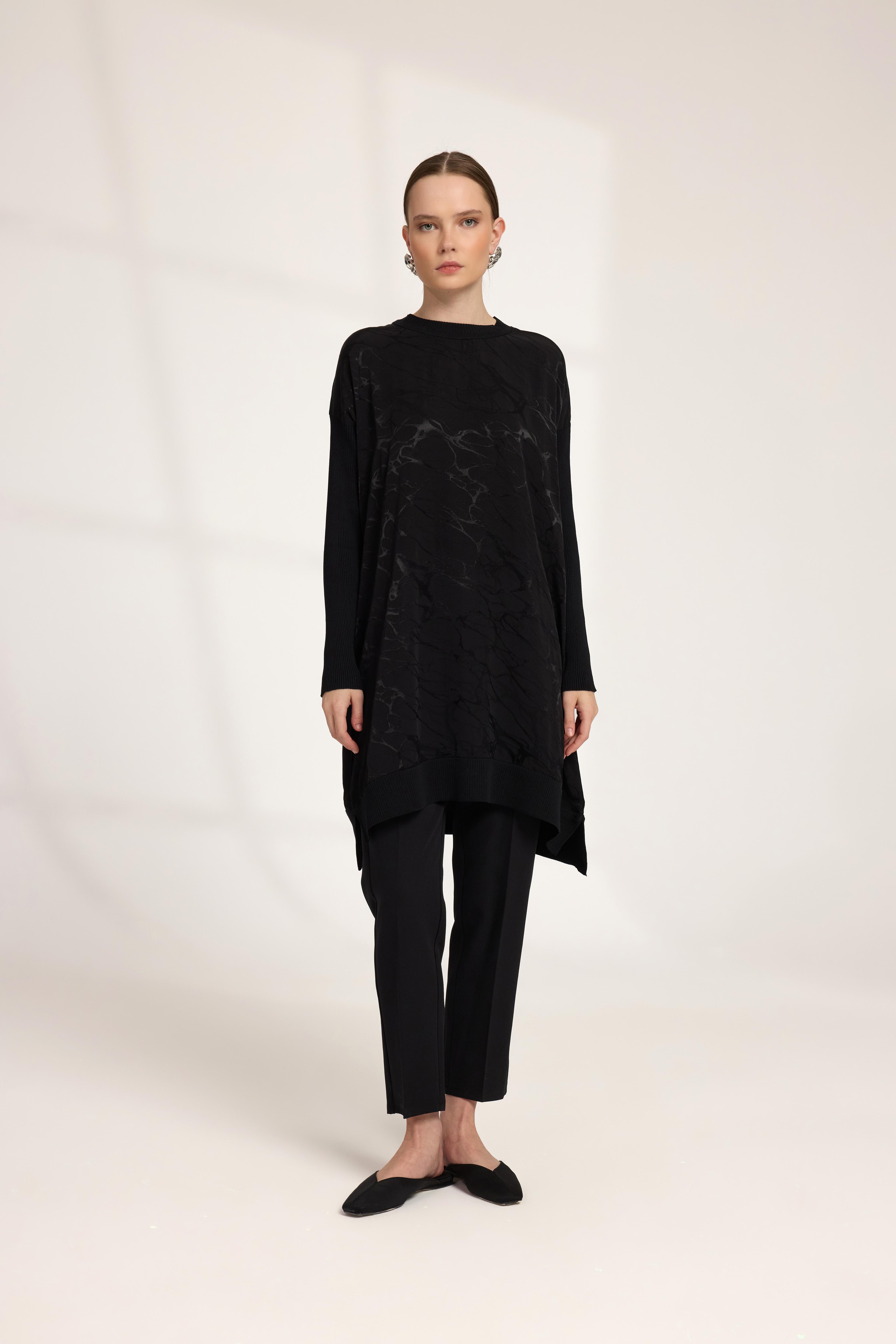 Kumaş Tunik Siyah