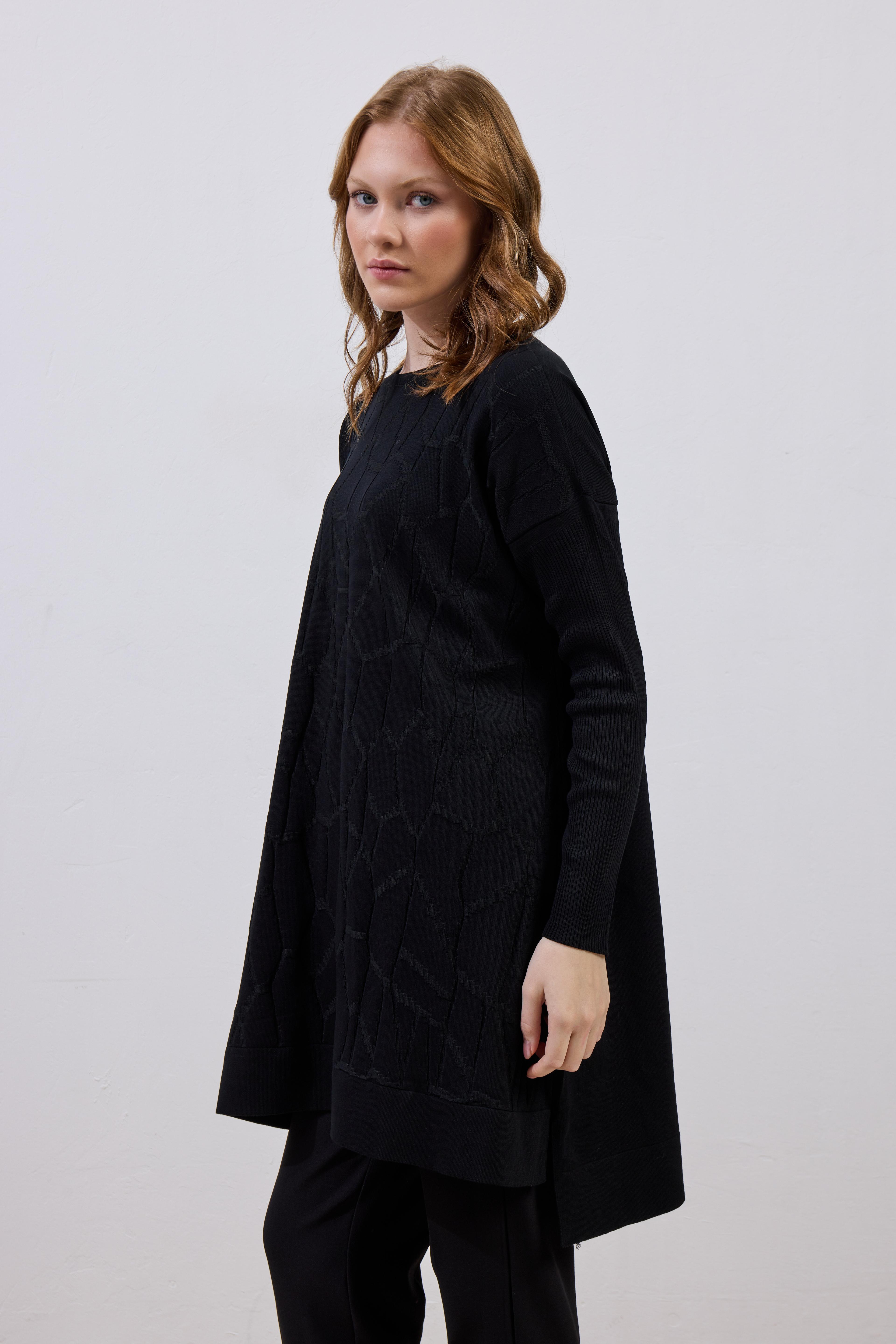 Nora Merserize Tunik Siyah