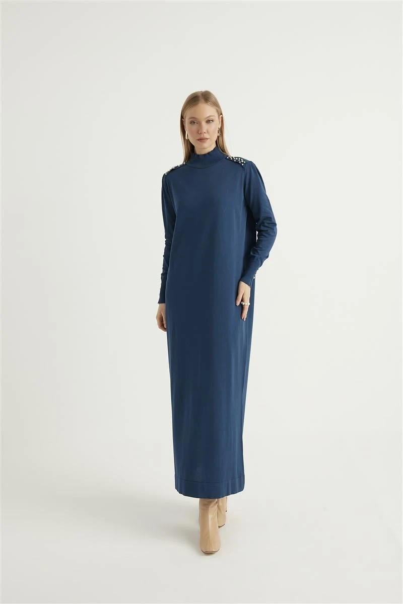 İncila Elbise-Koyu Lacivert