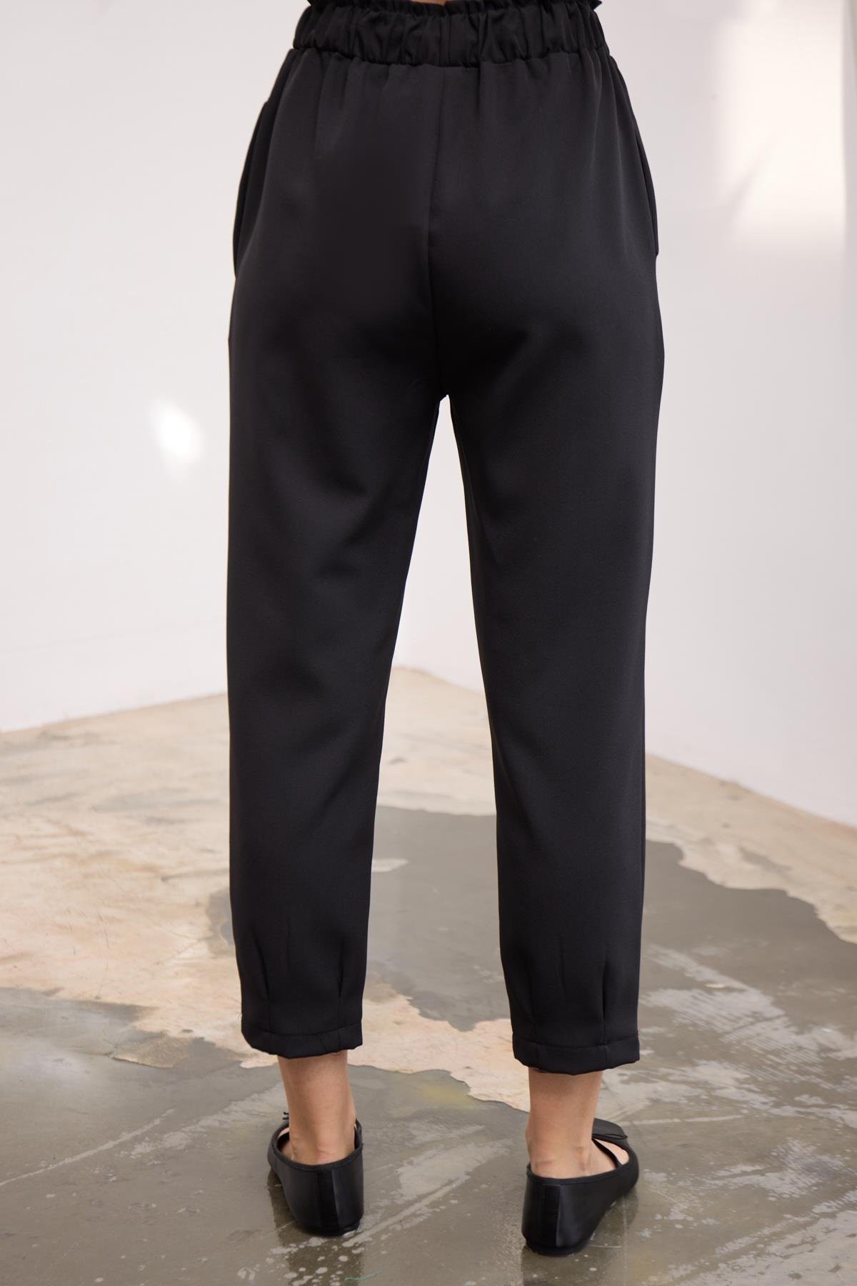 Pikap Jogger Pantolon-Siyah