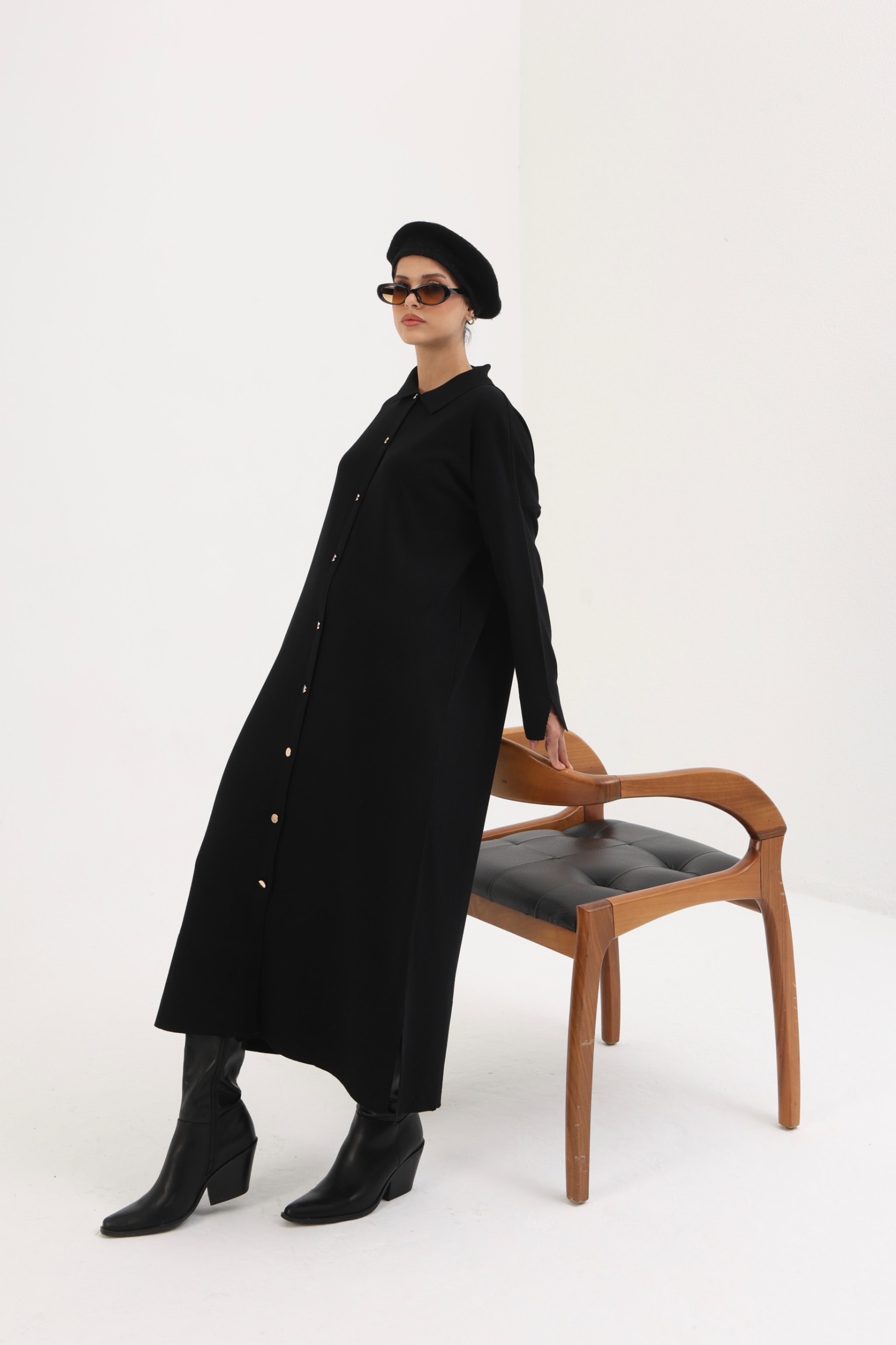 Polo Yaka Merserize Hırka