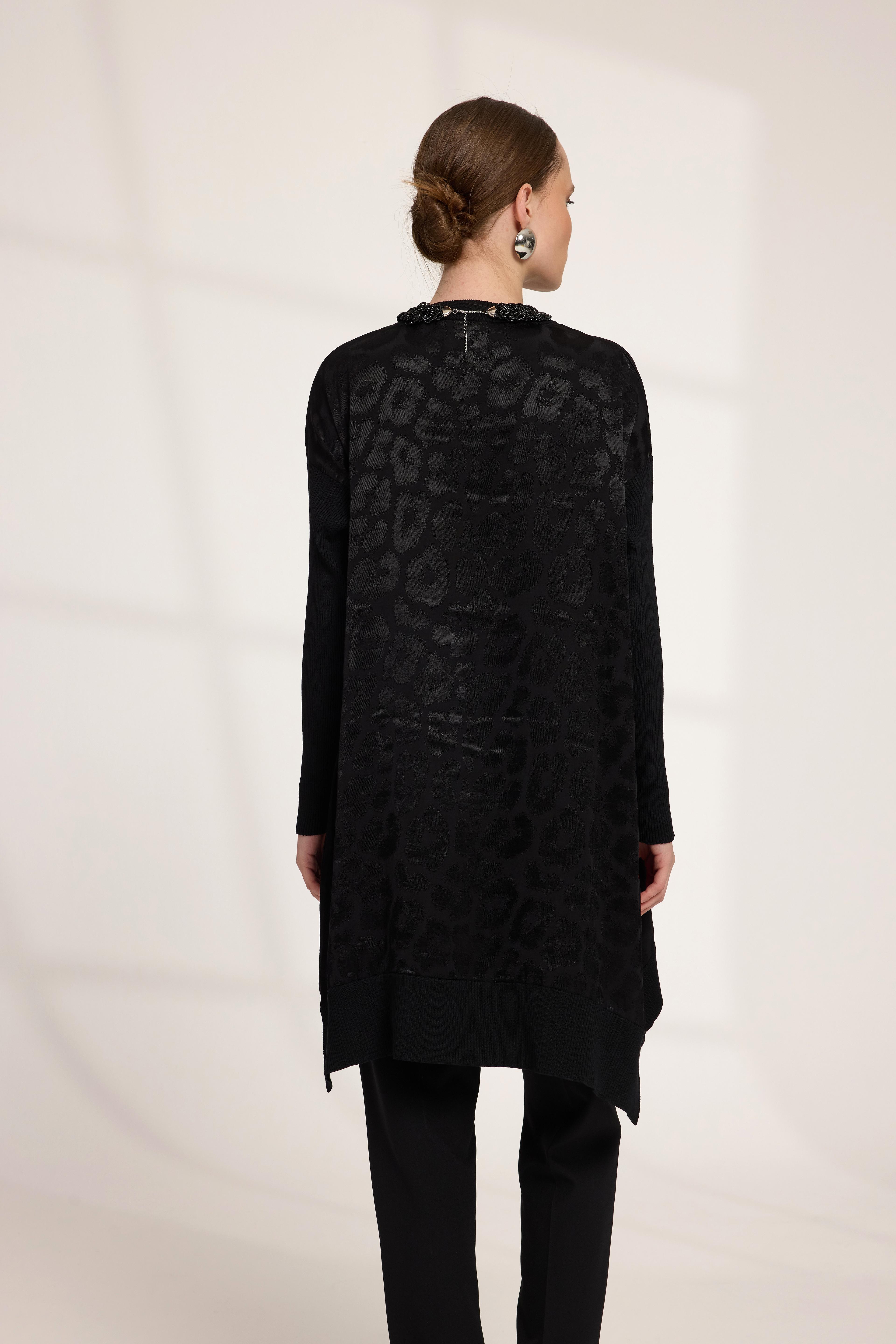 Leopar Tunik Siyah