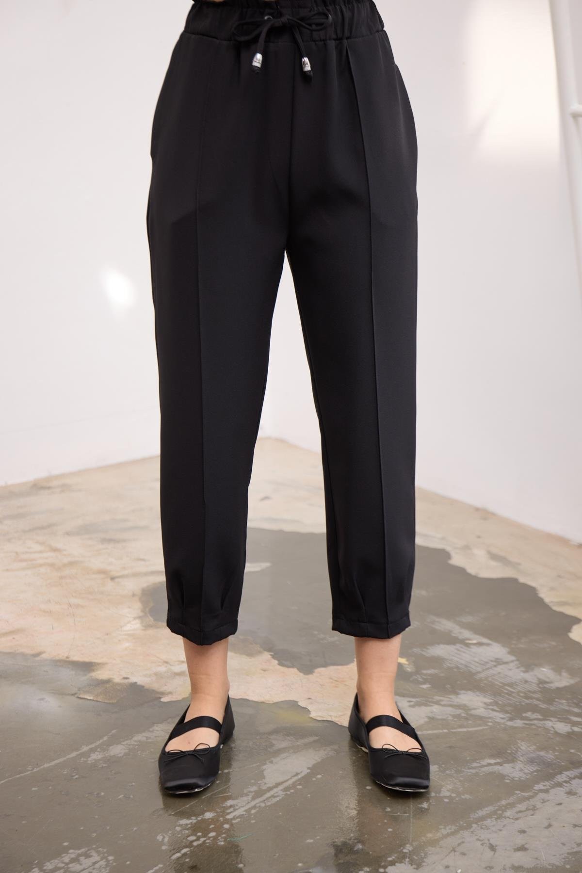 Pikap Jogger Pantolon-Siyah