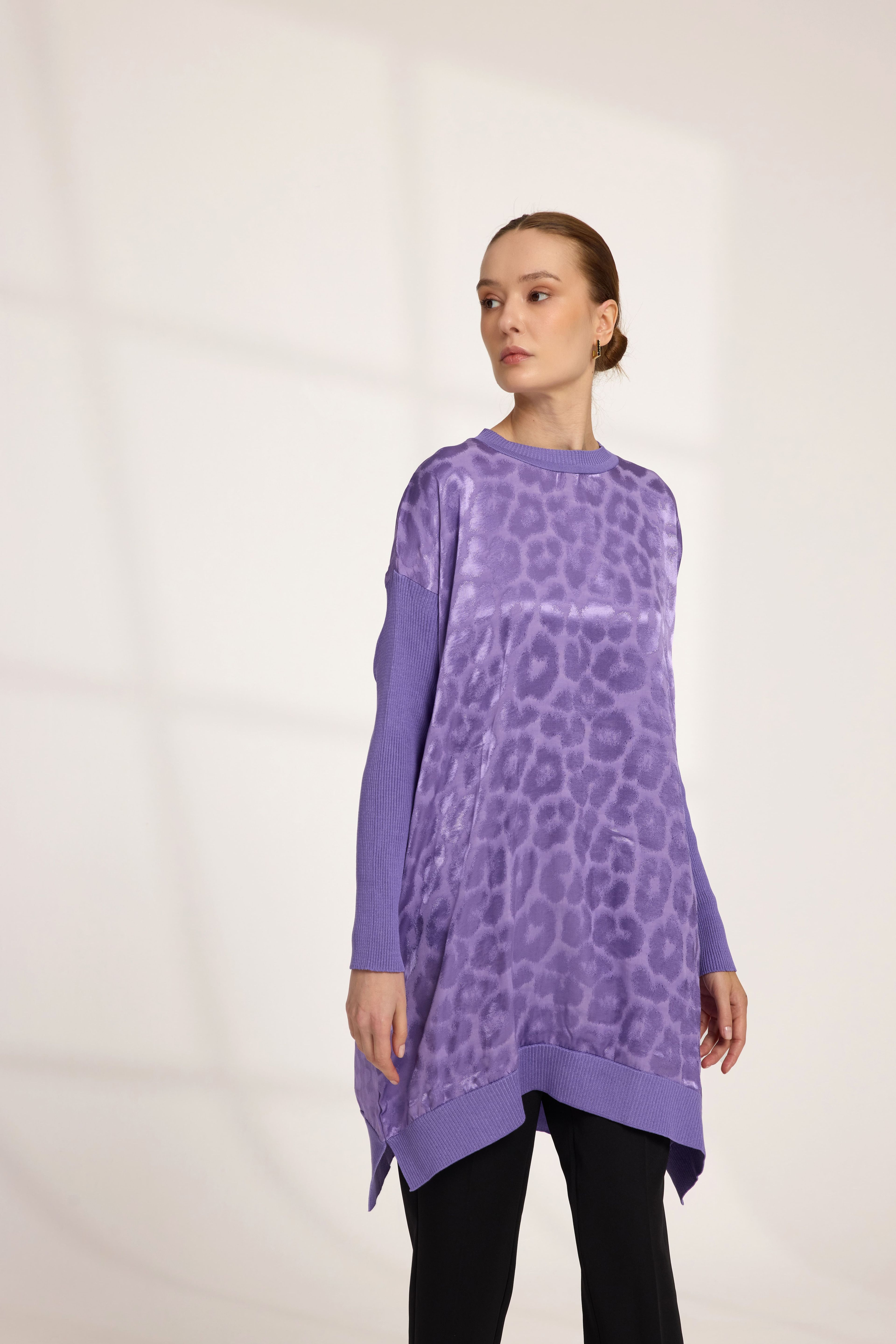 Leopar Tunik Lila