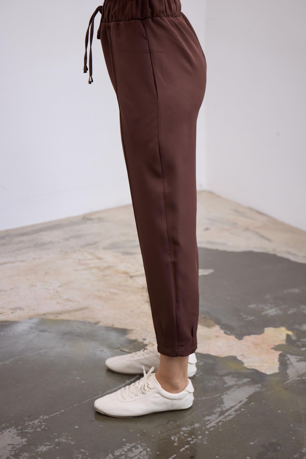 Pikap Jogger Pantolon-Kahverengi