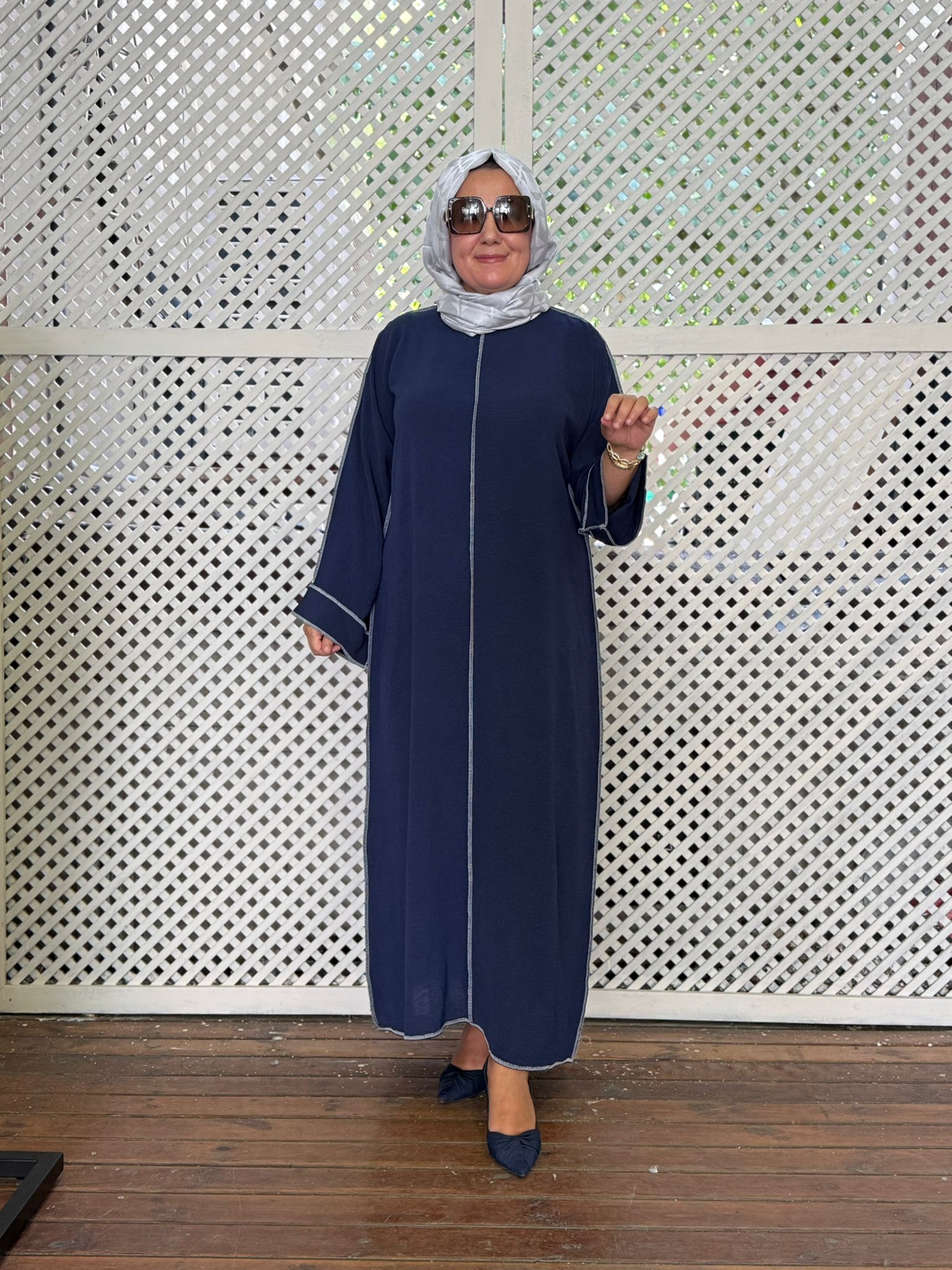 Afordit Elbise Lacivert