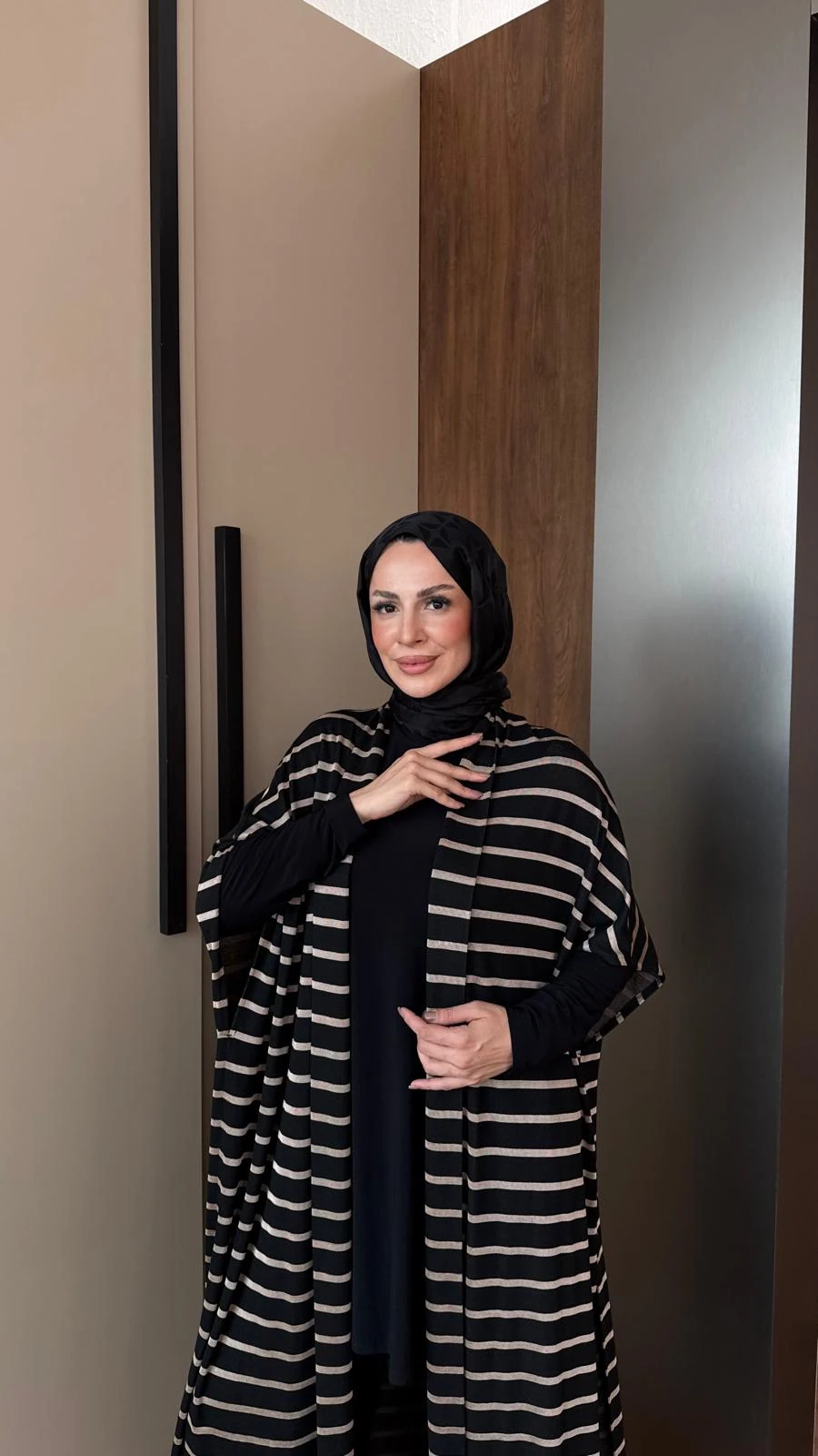 ÇİZGİLİ UZUN ÜÇLÜ TAKIM