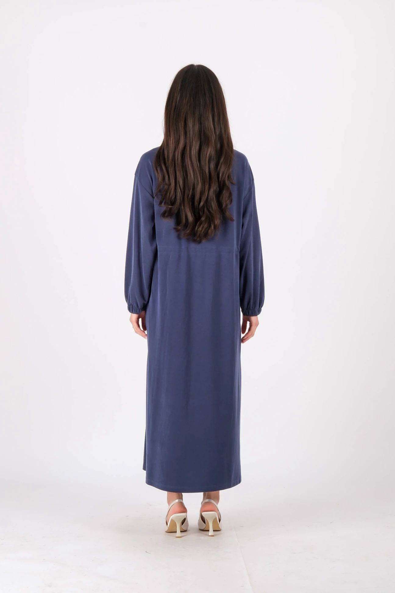 Basic Elbise Lacivert