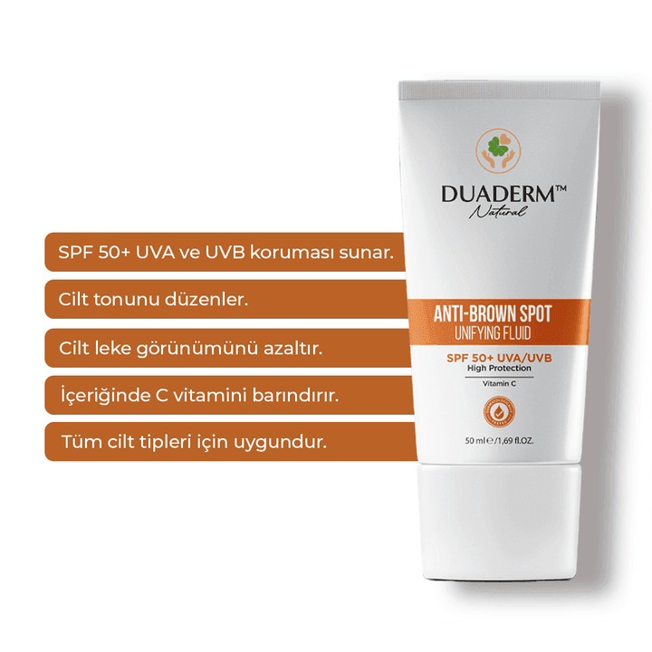 Anti-Blemish High Protection Anti-Brown Face Sunscreen SPF 50+ (Vitamin C + UVA UVB) 50ml