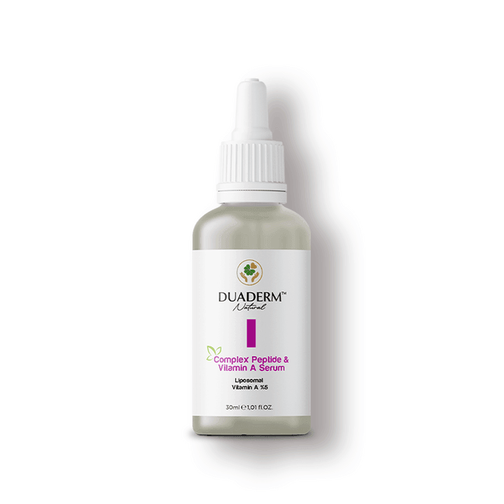 Kırışıklık Karşıtı, Ton Eşitleyici Complex Peptide & Vitamin A Serum (Liposomal Vit A 5%) 30ml