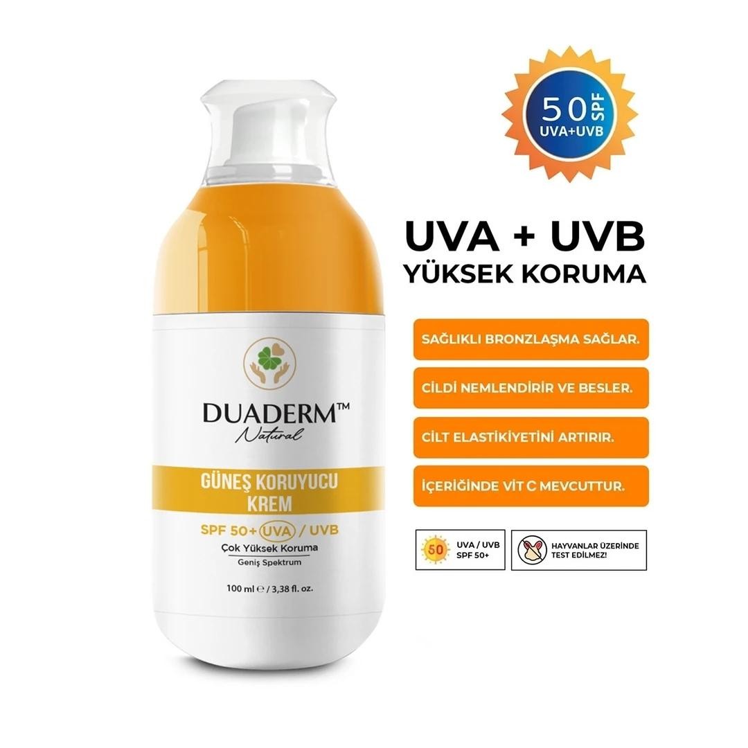 Yeni Filtreli C Vitaminli Yeni Yüz ve Vücut Güneş Kremi SPF50+ (Vitamin C + UVA/UVB) 100ml