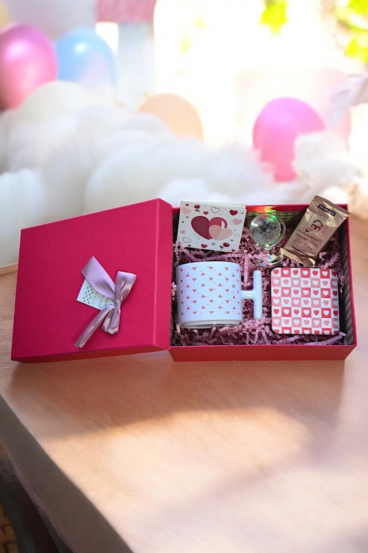 Kalpli Hediye Seti (,Hediye Kutusunda, Not Yazılabilir)