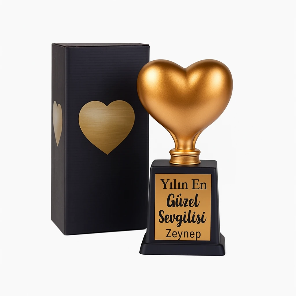 Kişiselleştirilebilir Kalp Ödül Kupalı Hediye konseptleri