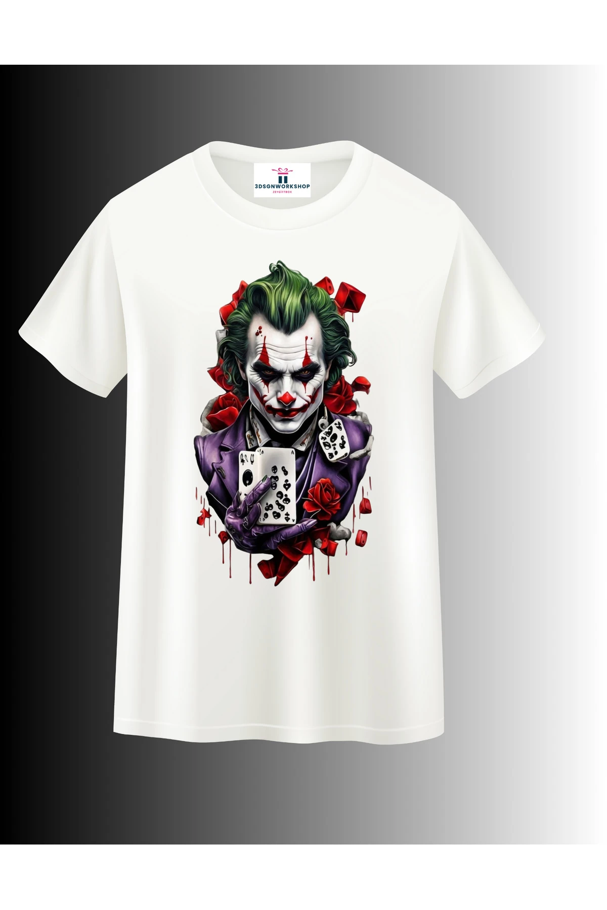 Mix T-Shirt Film Serisi Joker Tasarım (,Hediye,Paketi Yapılır,Not Yazılır)