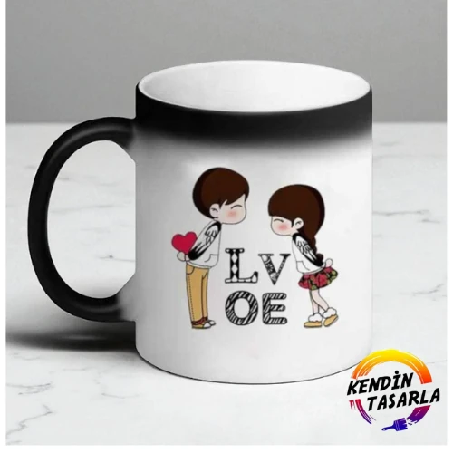 Kişiye Özel Tasarlanabilir Premium Sihirli Bardak (Hediye Kutusuz)