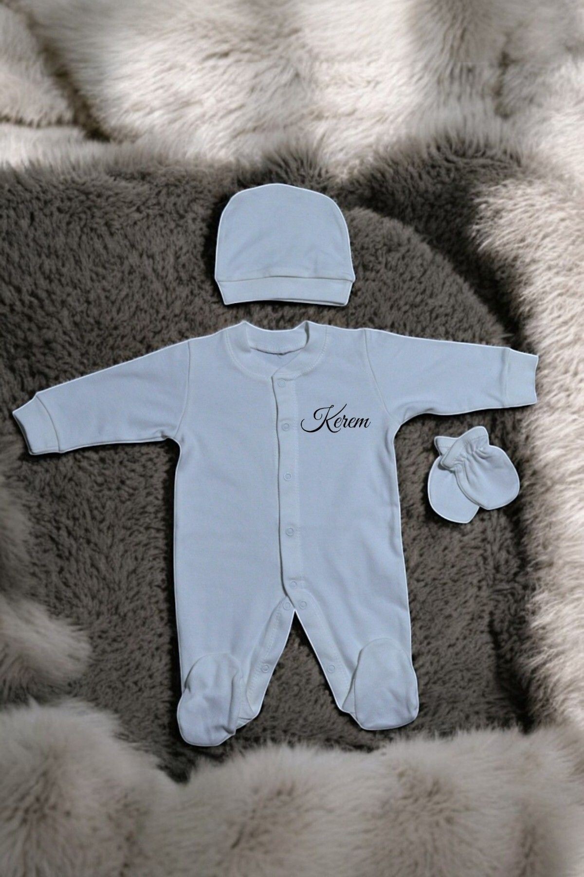 Kişiselleştirilebilir Bebek Tulum Set