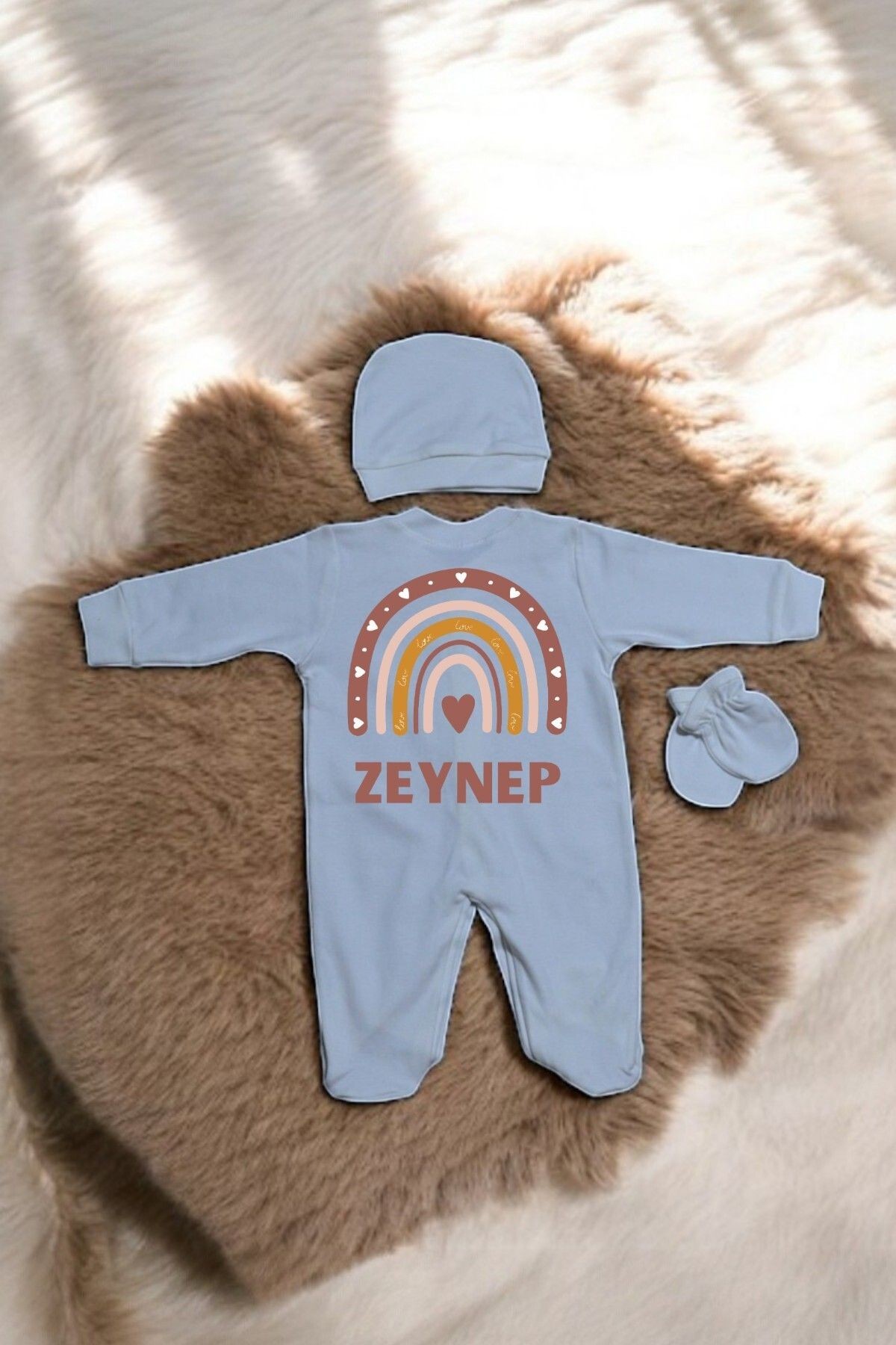 Kişiselleştirilebilir Bebek Tulum Set