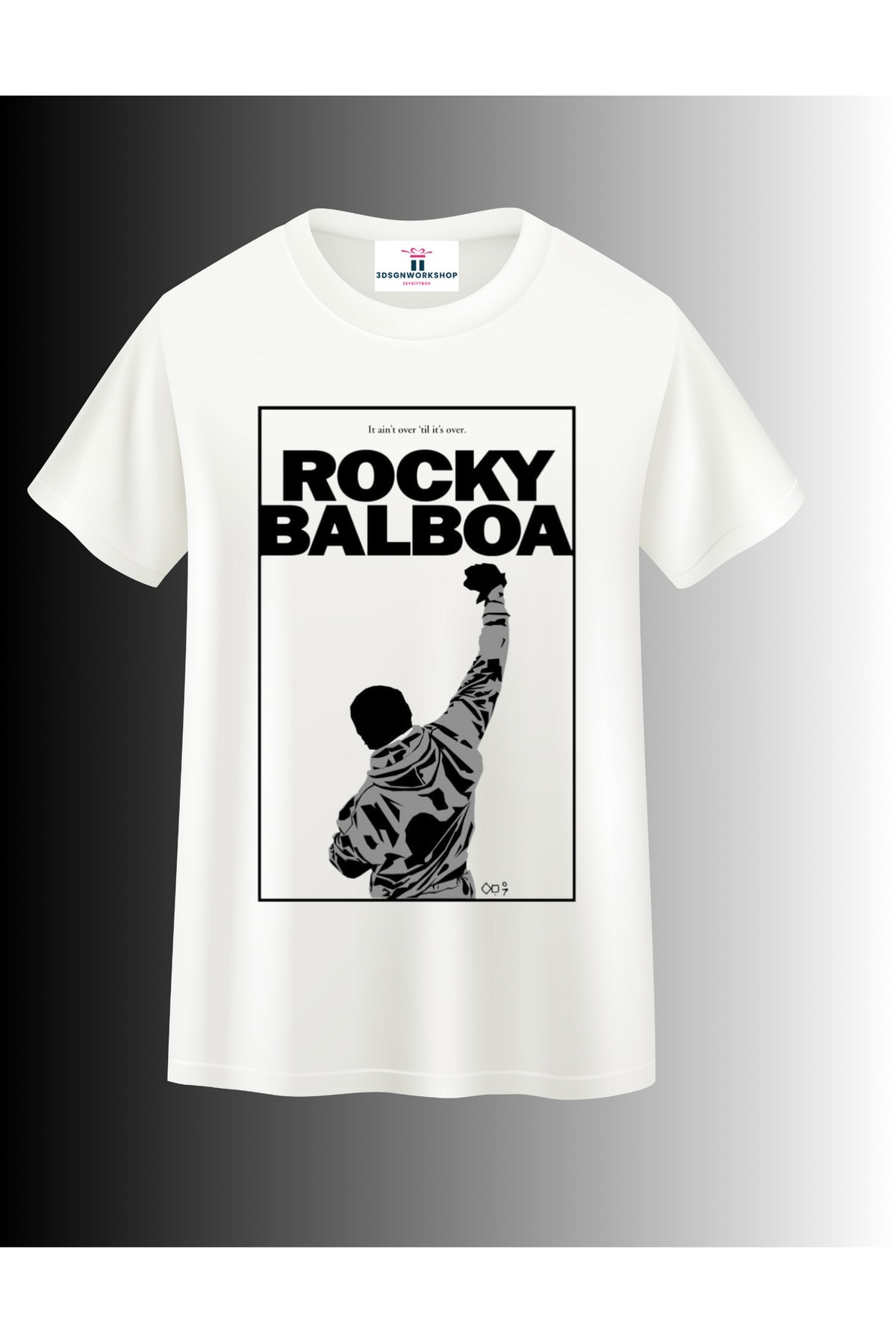 Mix T-Shirt Film Serisi Rocky Balboa Tasarım (,Hediye,Paketi Yapılır,Not Yazılır)
