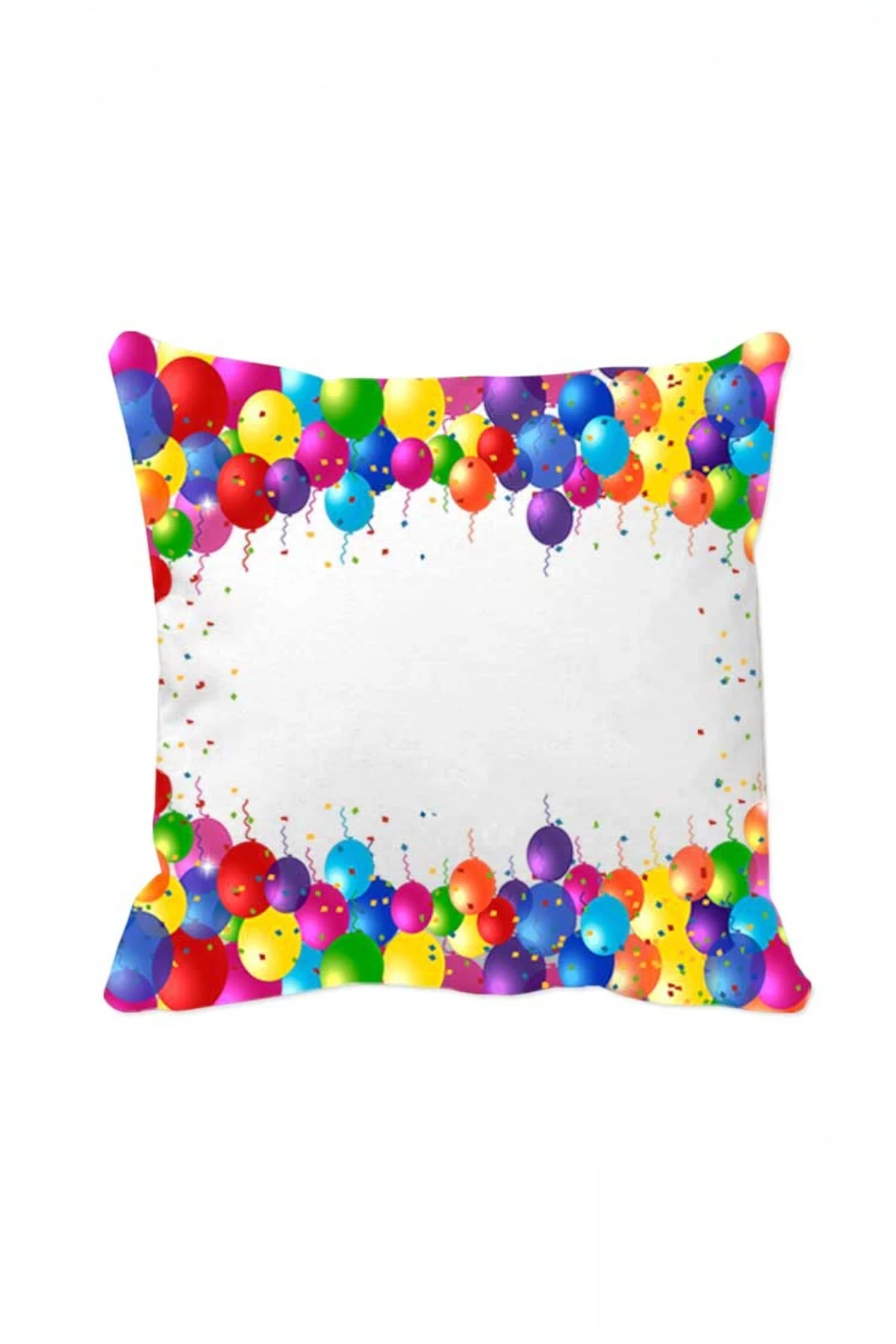 Kişiye Özel Tasarlanabilir Balon Konseptli Yastık *36x36xm (,Hediye,Paketi Yapılır,Not Yazılır)