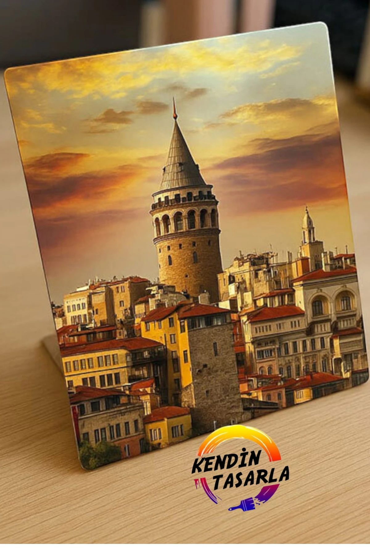 Kişiye Özel Tasarım Metal Ayaklı Kare Çerçeve(,Hediye,Paketi Yapılır,Not Yazılır)