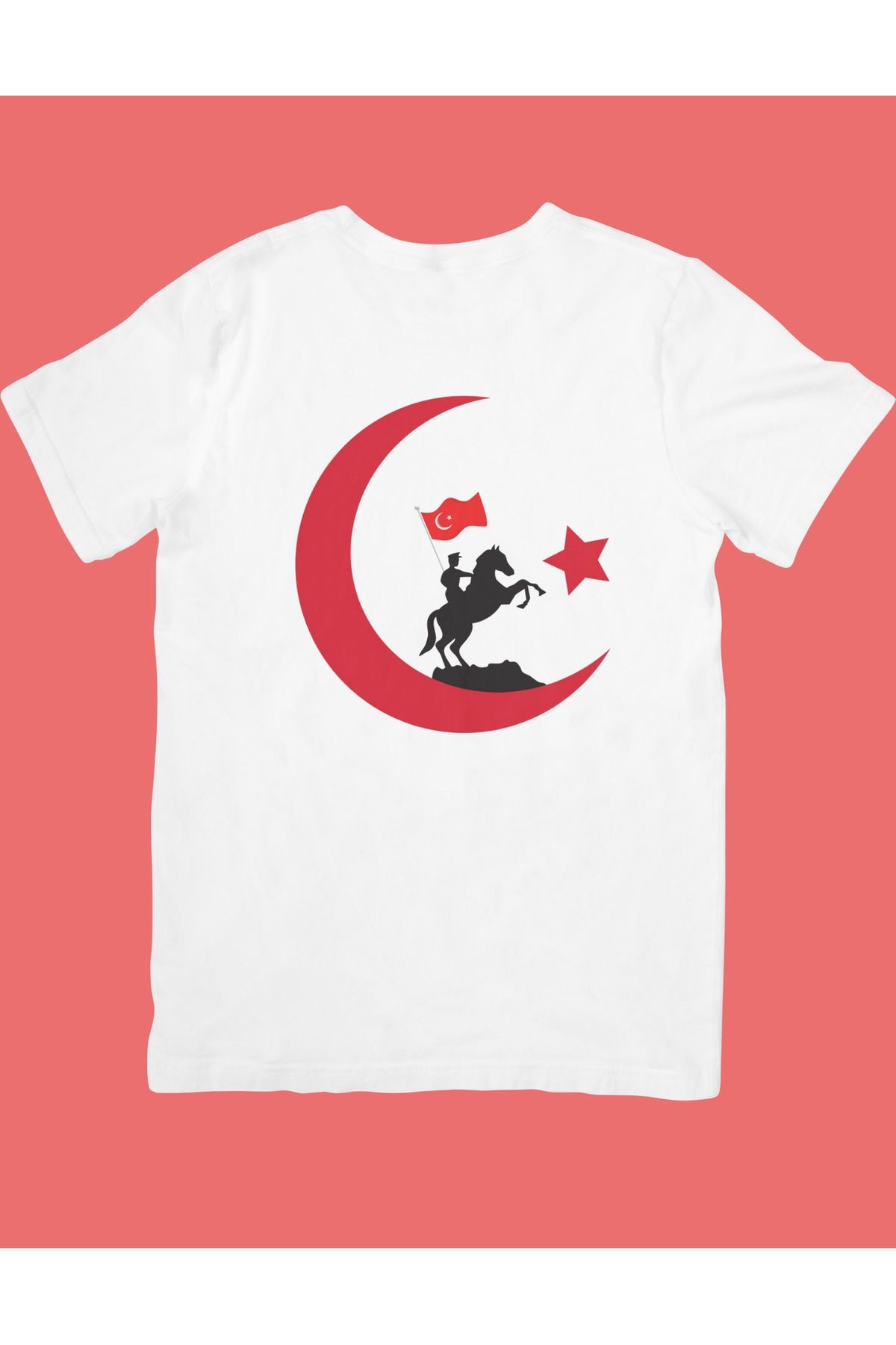 Kişiselleştirilebilir Türk Bayrağı Temalı Tişört