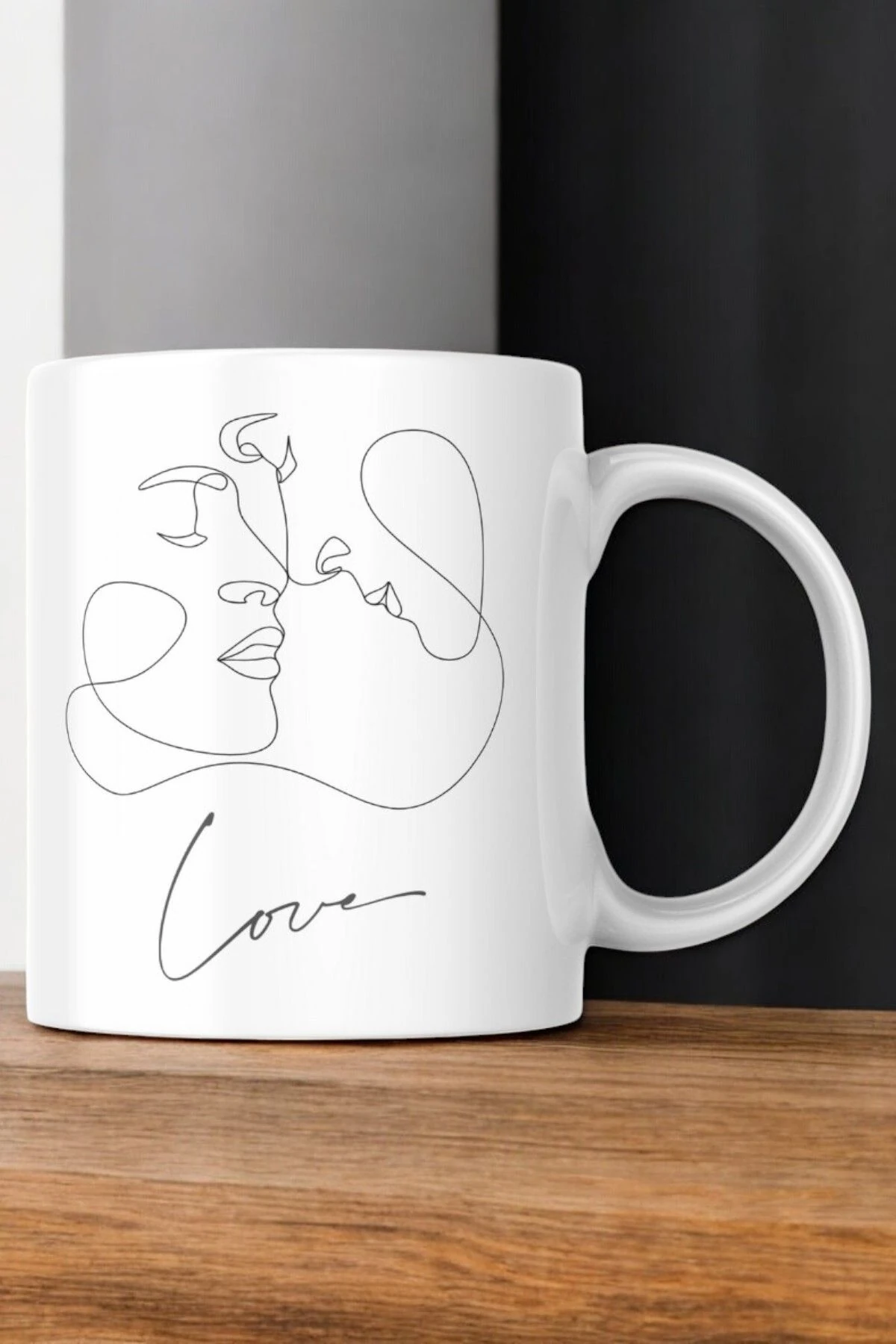 Kupa Modern Aşk(,Hediye Kutusunda,Not Yazılabilir)