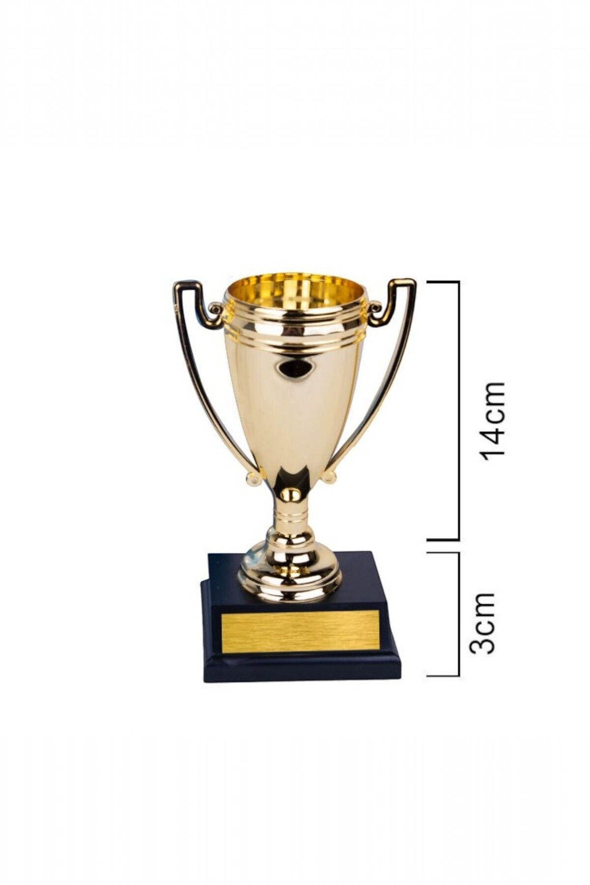 Kişiselleştirilebilir Şampiyon Ödül Kupası 1 Adet 17cm (Not Yazılabilir)