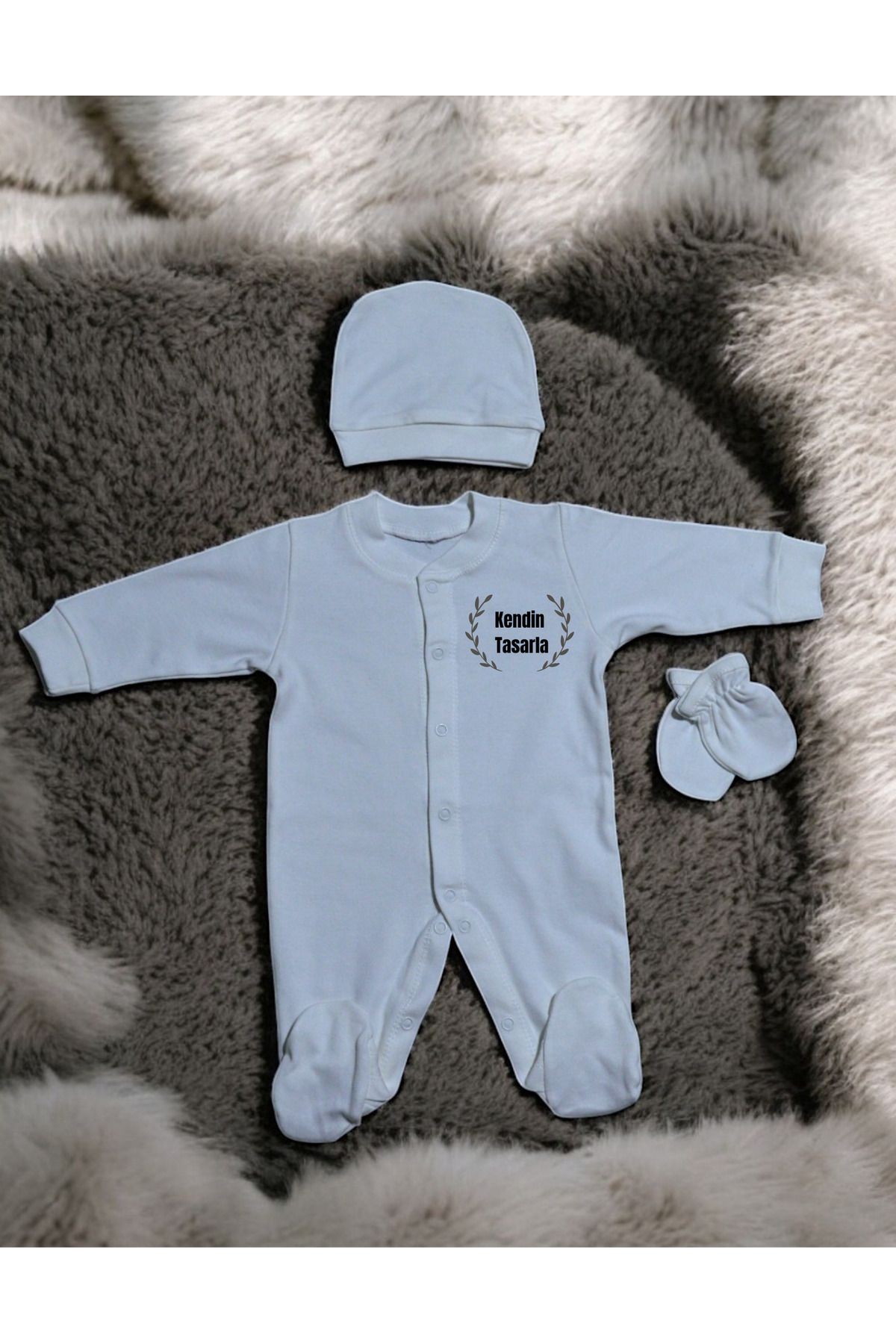 Kişiye Özel Kendin Tasarla Bebek Tulum Set