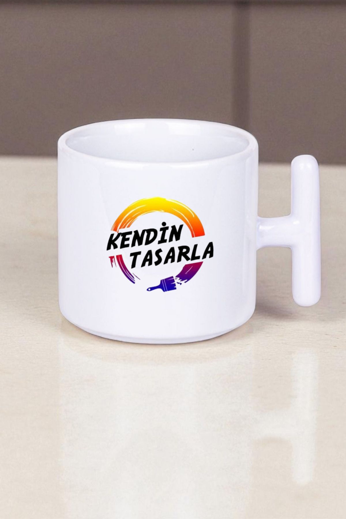 Kişiye Özel H.e.d.i.y.e Kutulu T Kulp Kupa Bardak(NOT YAZILABİLİR)
