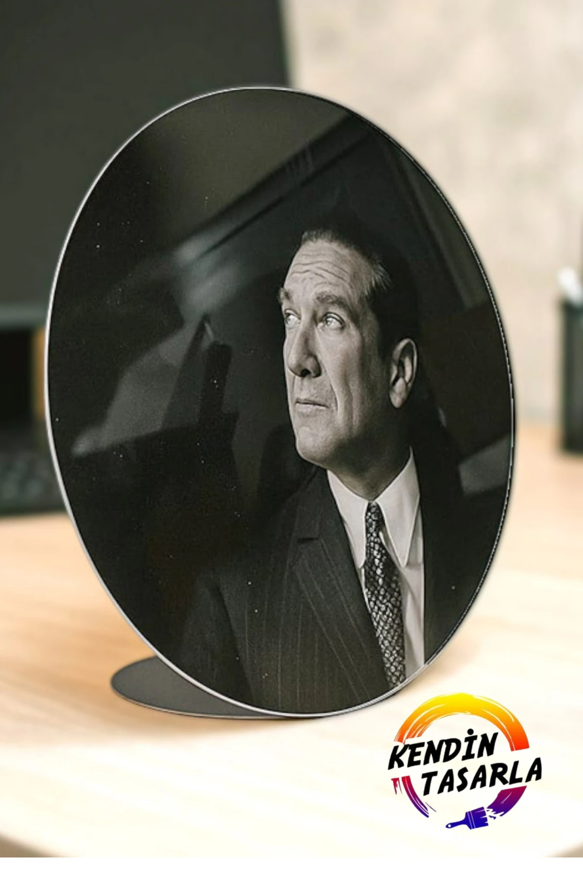 Kişiye Özel Tasarım Metal Ayaklı Oval Çerçeve(,Hediye,Paketi Yapılır,Not Yazılır)