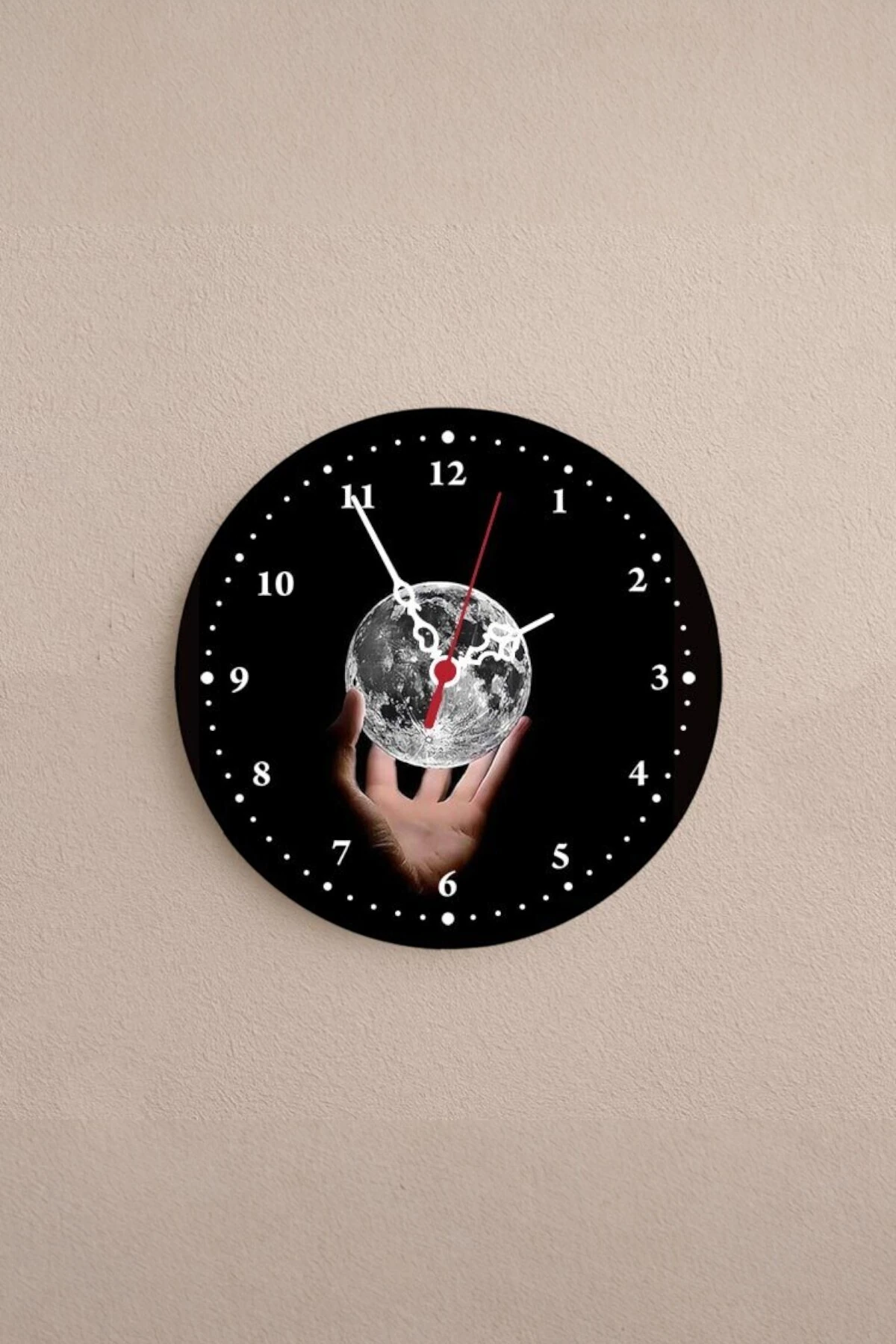 Kişiye Özel Tasarım Yuvarlak Saat - 19,5cm(,Hediye,Paketi Yapılır,Not Yazılır)